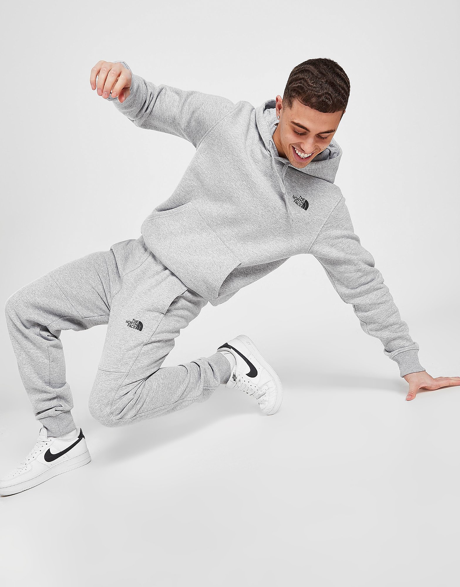 

The North Face Fleece Overhead Tracksuit - Only at JD - Grey, Grey