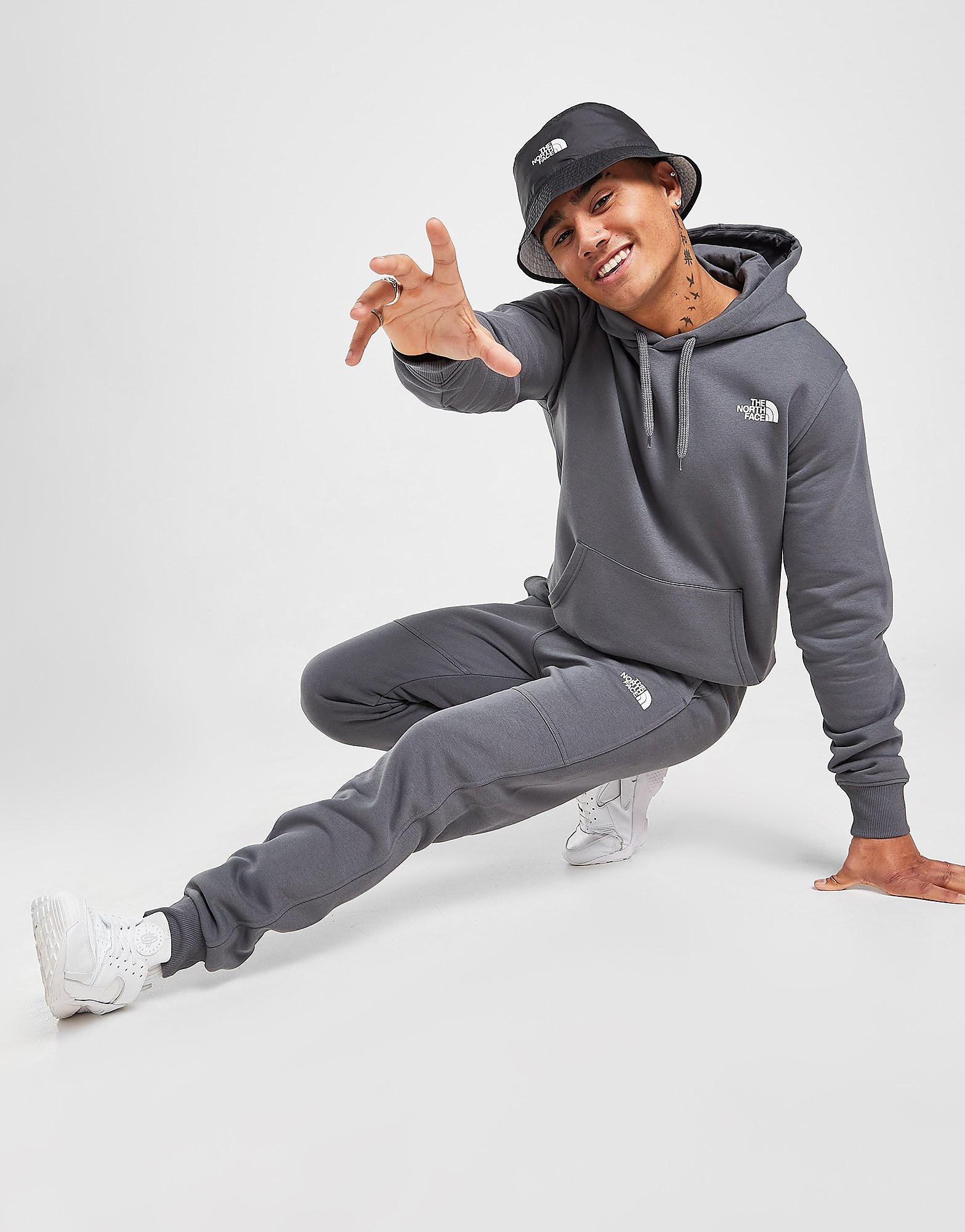 

The North Face Fleece Overhead Tracksuit - Only at JD - Grey - Mens, Grey