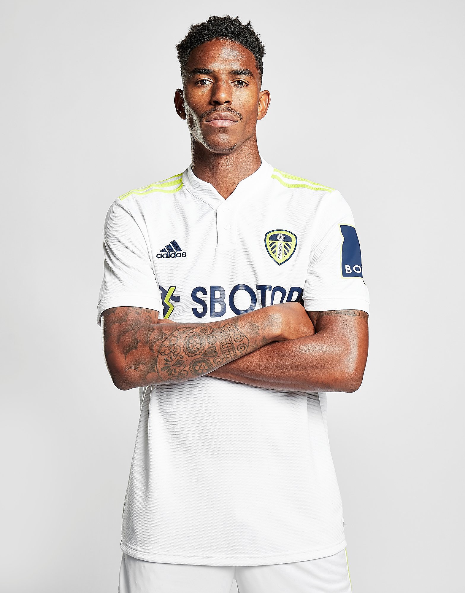 

adidas Leeds United FC 2021/22 Home Shirt - White - Mens, White