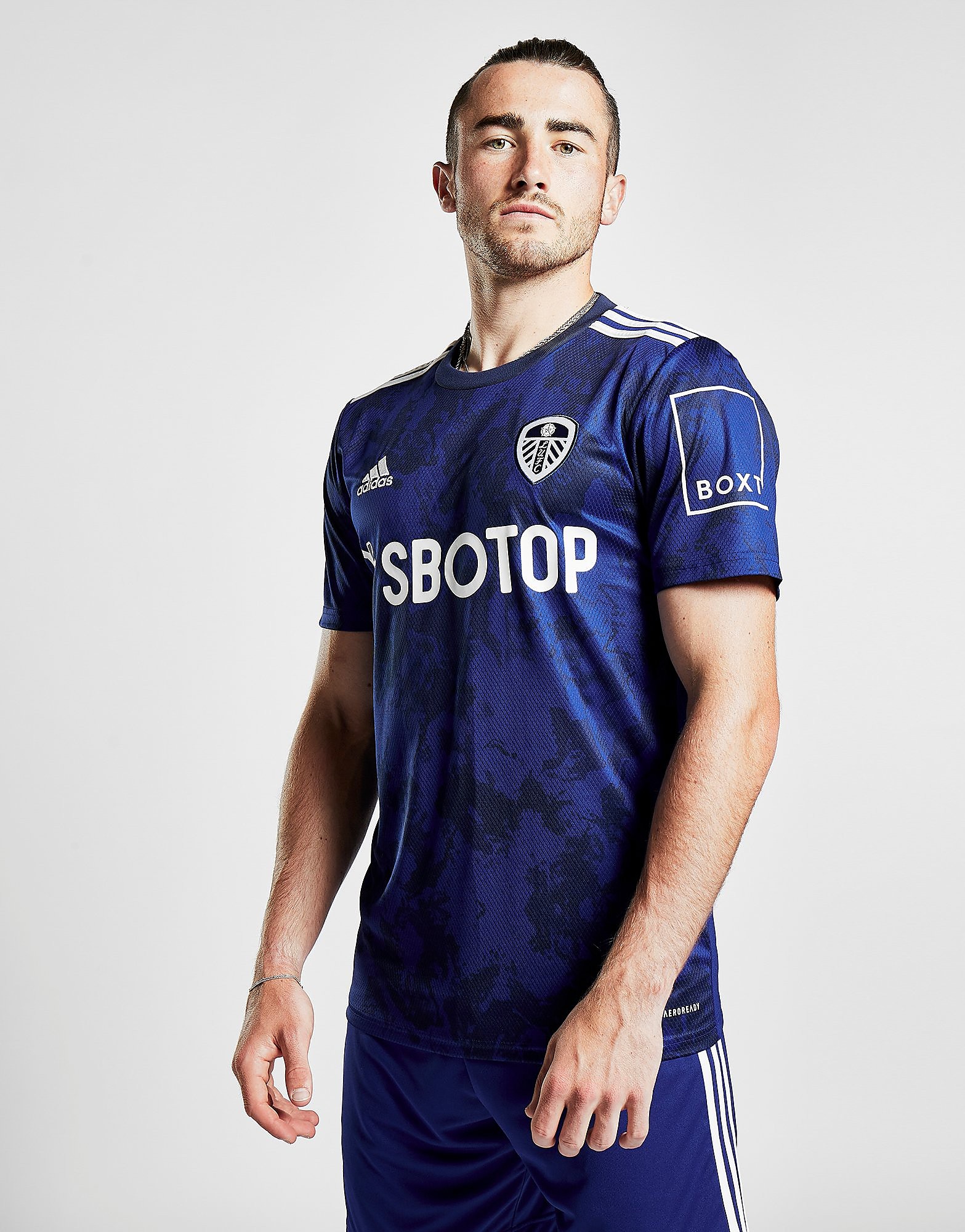 

adidas Leeds United FC 2021/22 Away Shirt - Navy - Mens, Navy