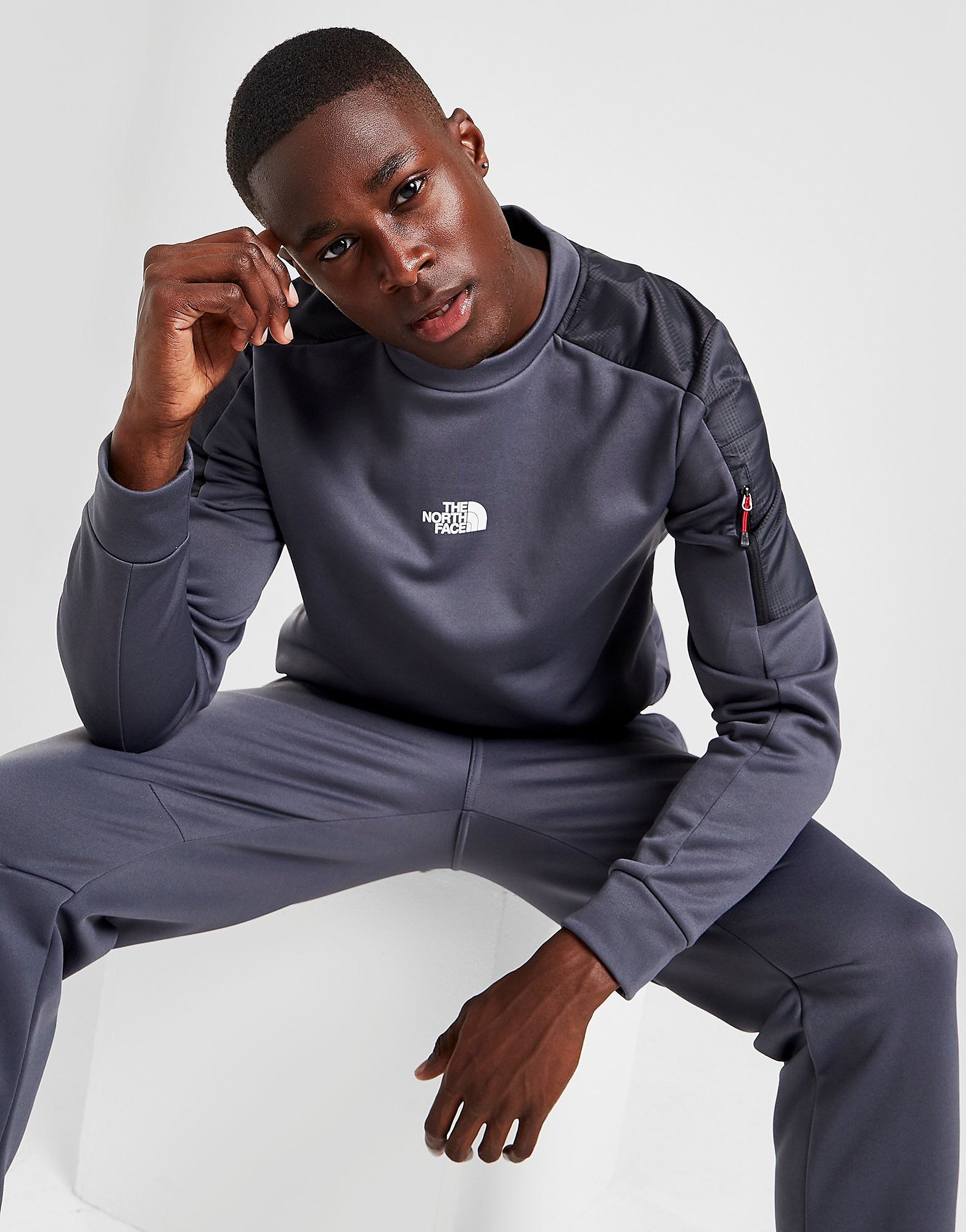 

The North Face Mittelegi Crew Sweatshirt - Only at JD - Grey - Mens, Grey
