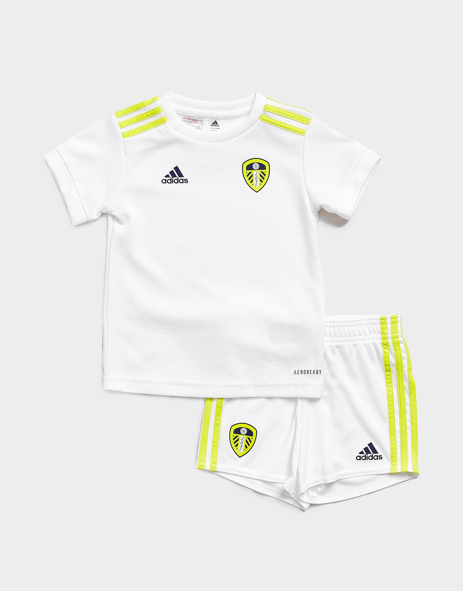 

adidas Leeds United FC 2021/22 Home Kit Infant - White - Kids, White