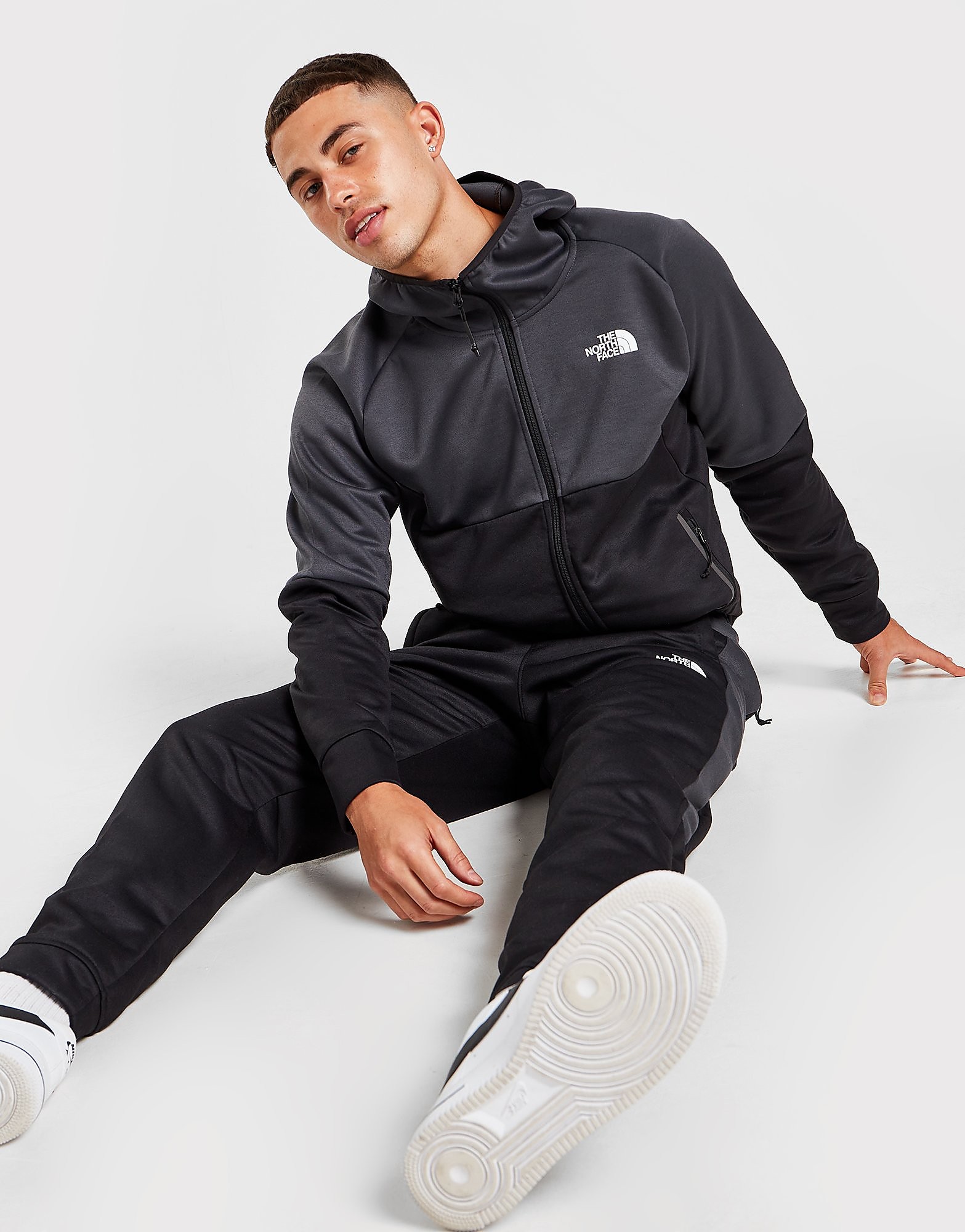 

The North Face Tek Full Zip Hoodie - Only at JD - Black - Mens, Black