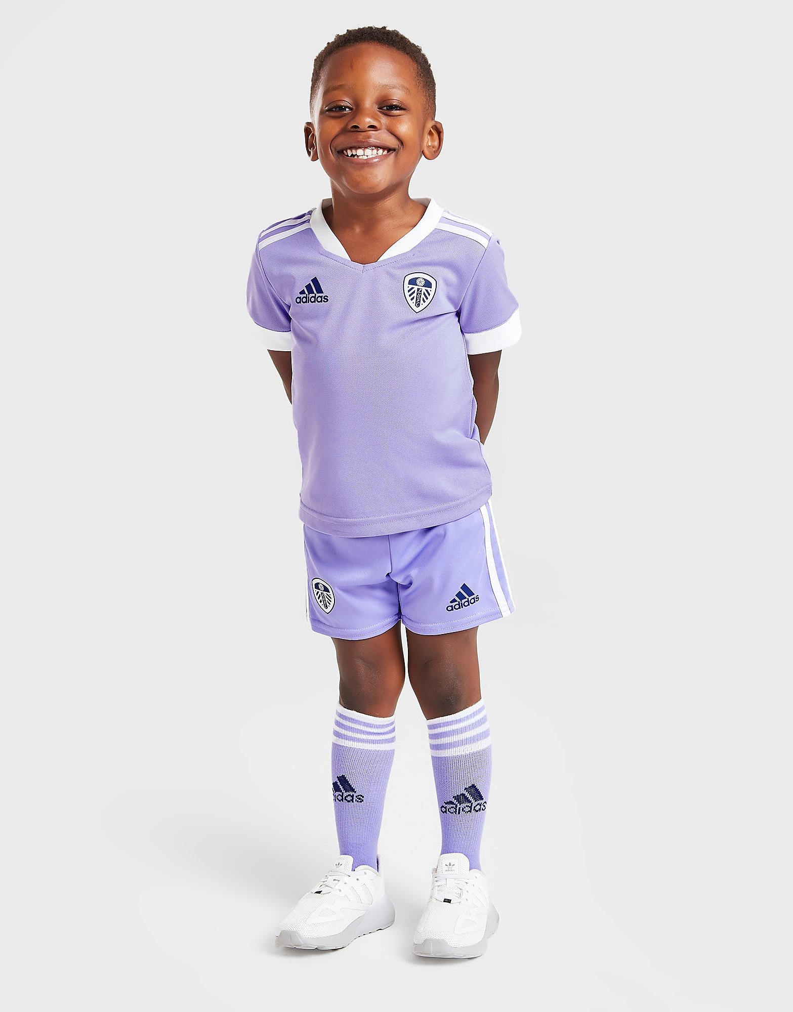 

adidas Leeds United FC 2021/22 Third Kit Infant - Purple - Kids, Purple