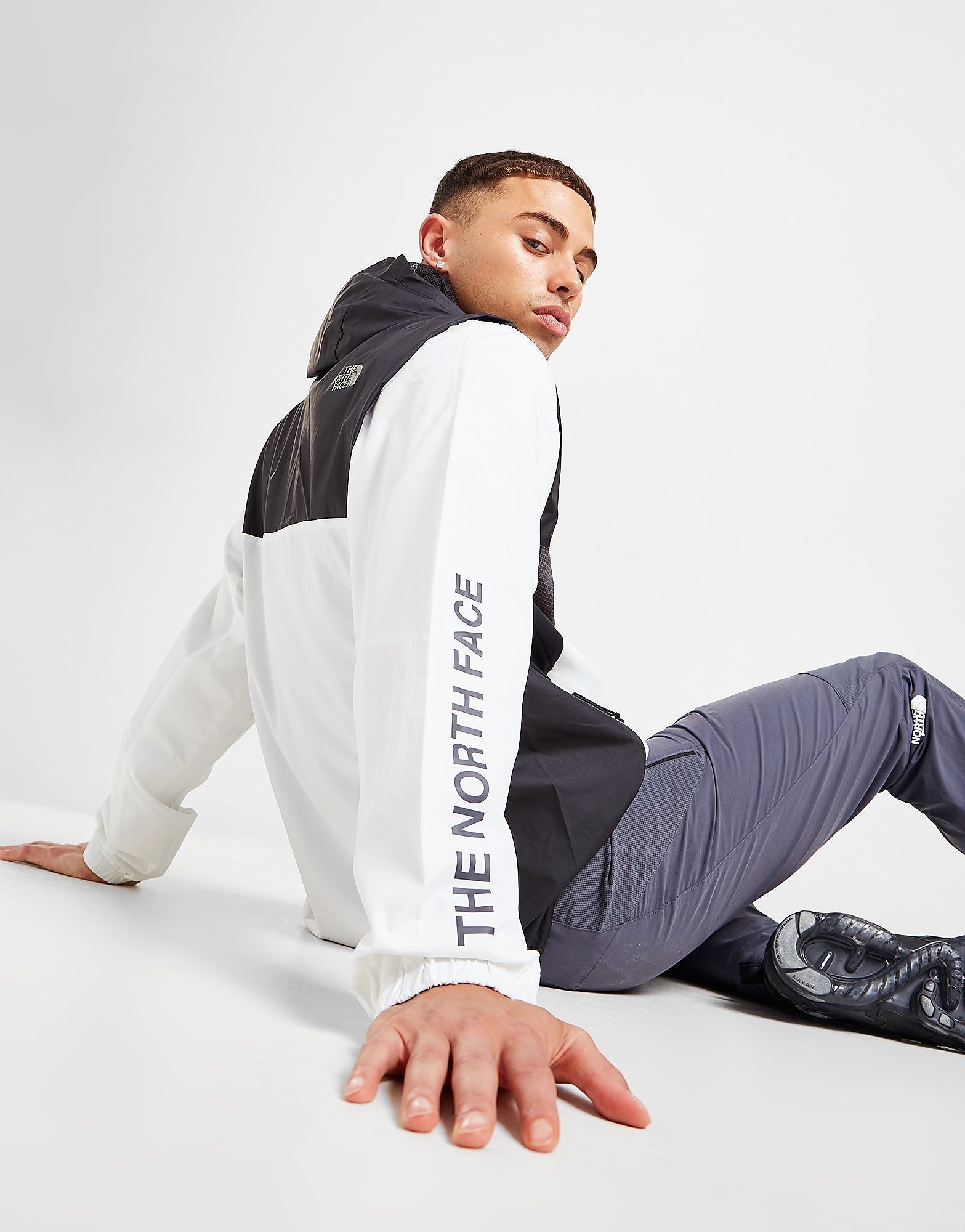 

The North Face Vent 1/4 Zip Jacket - Only at JD - White/Black - Mens, White/Black