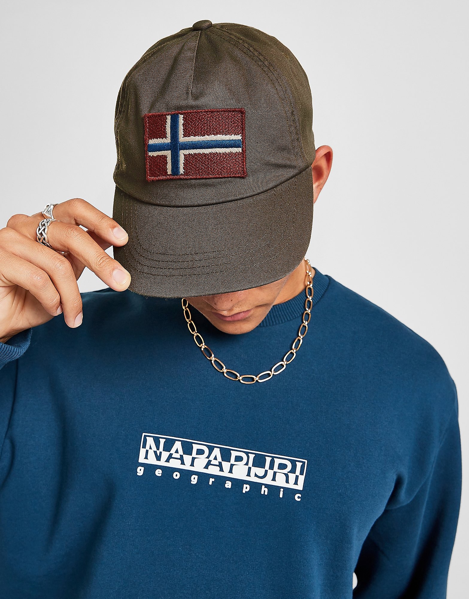 

Napapijri Fontan Cap - Green - Mens, Green