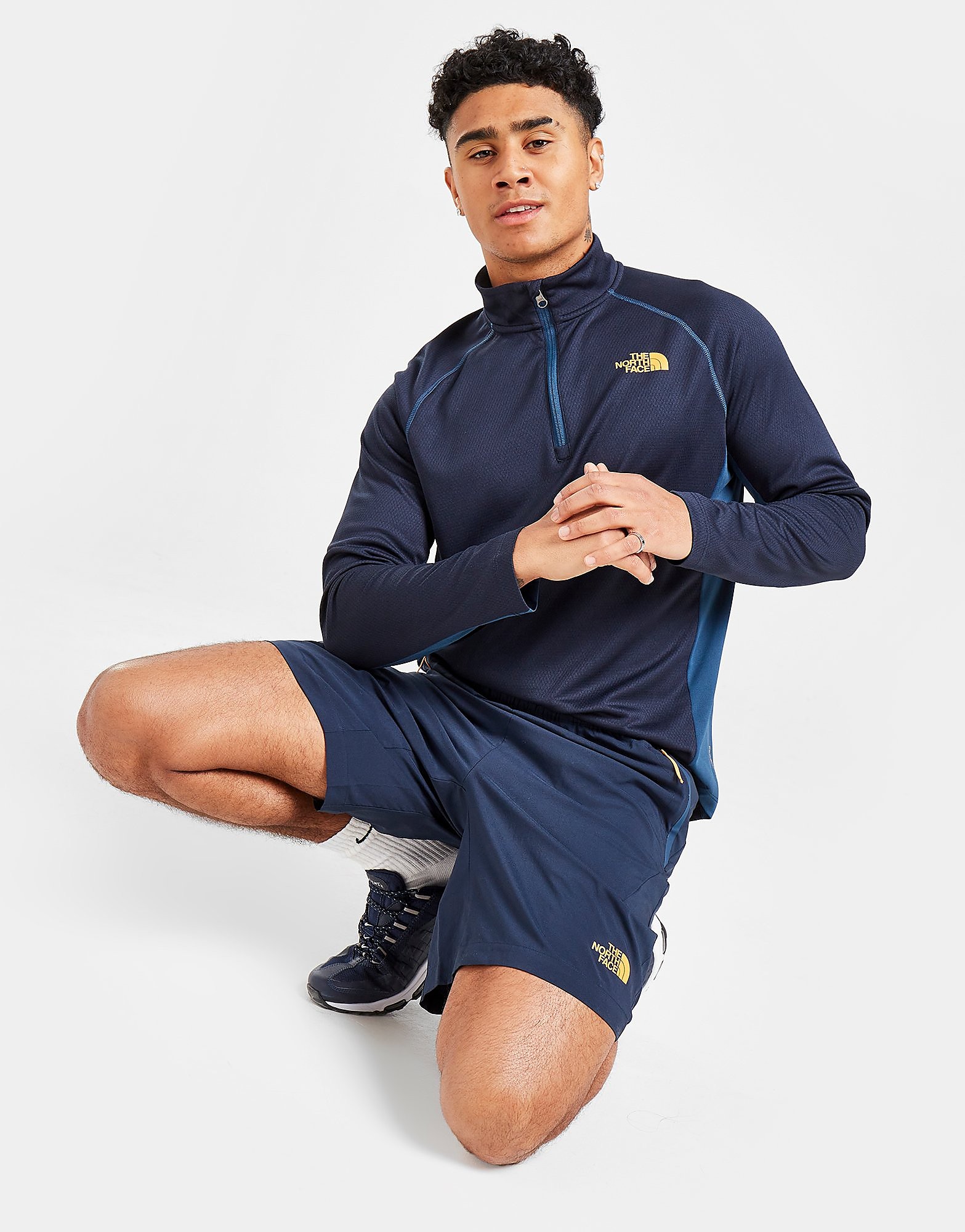 

The North Face Performance 1/4 Zip Top - Only at JD - Navy - Mens, Navy