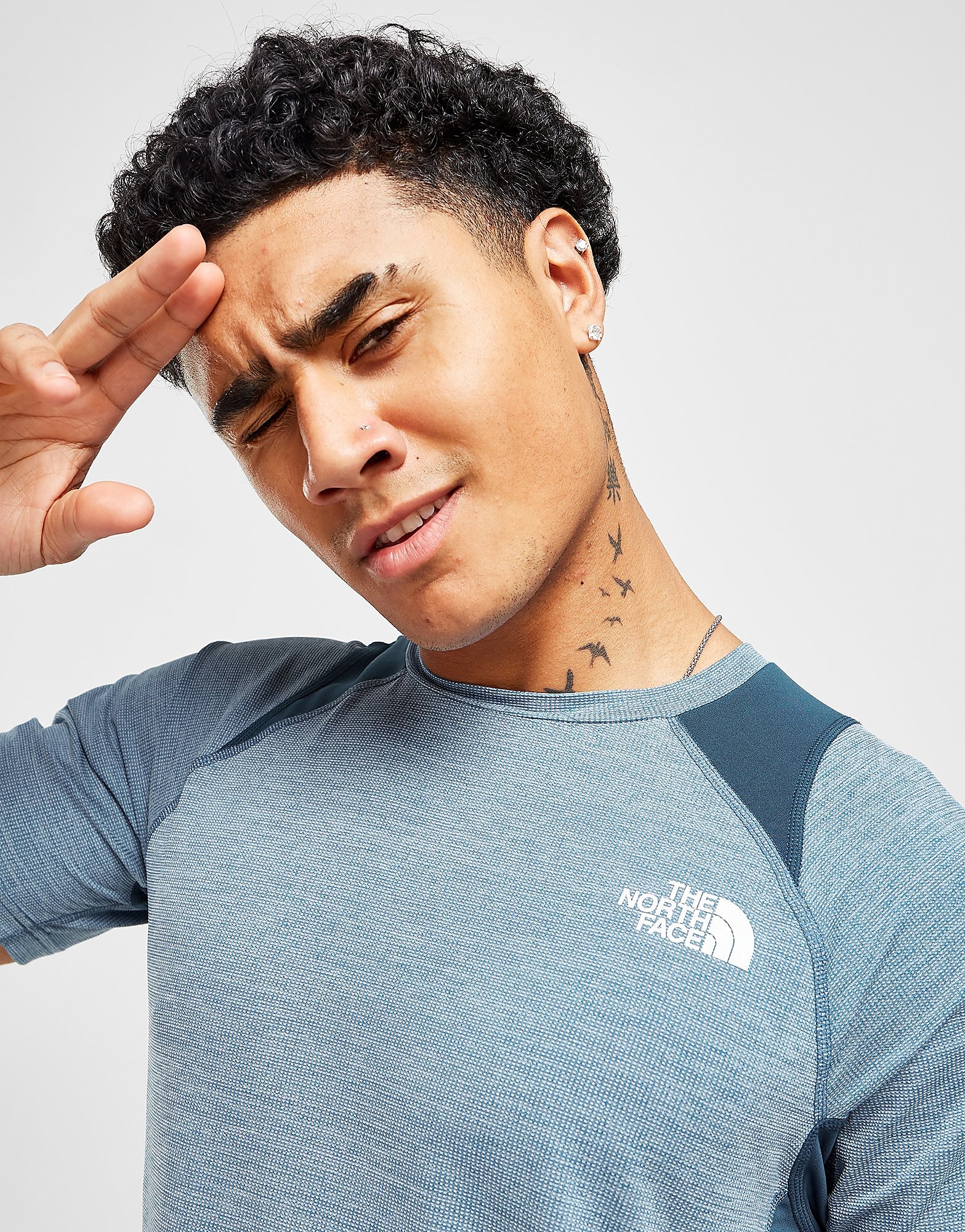 

The North Face Glacier T-Shirt - Blue, Blue