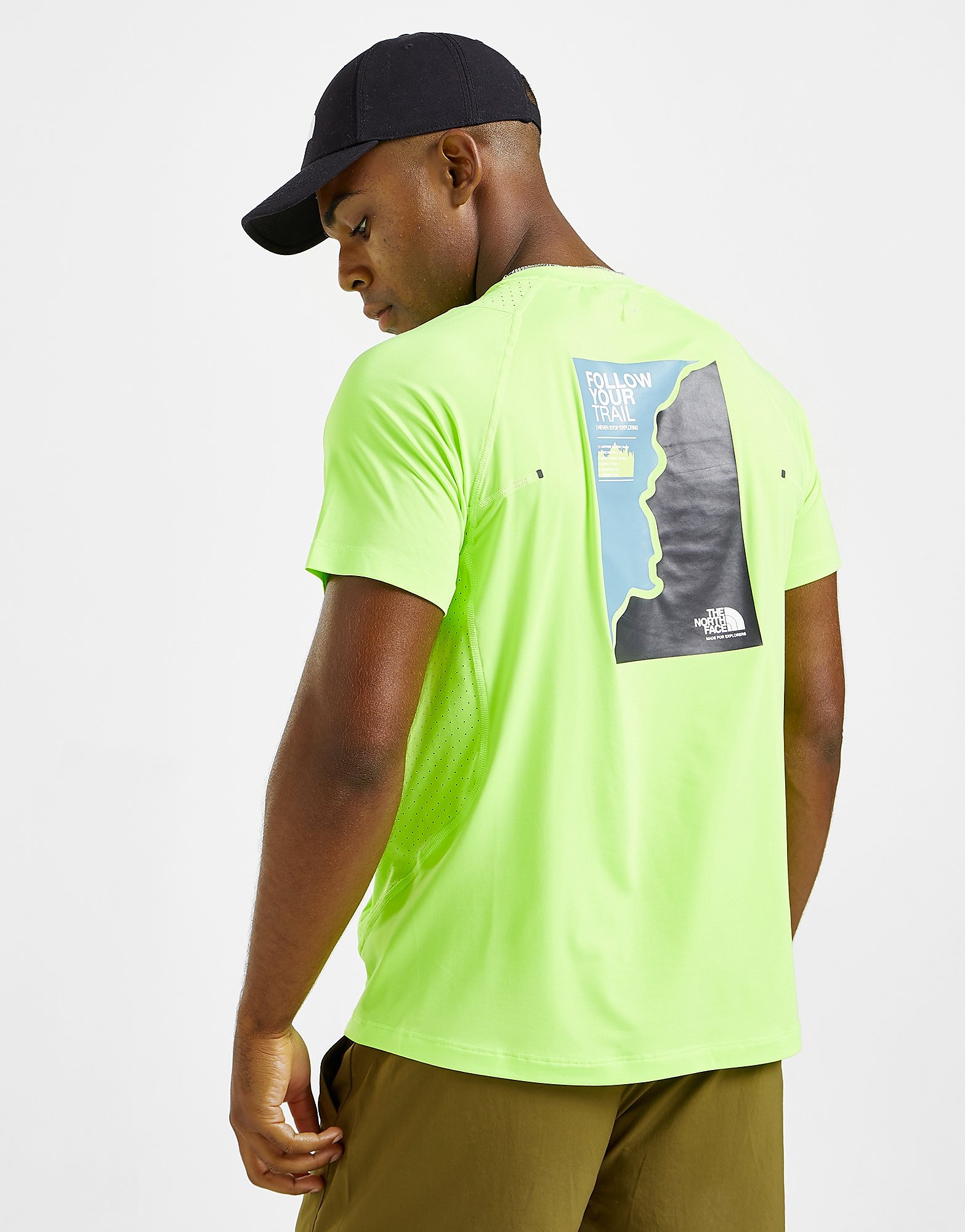 

The North Face Glacier Graphic T-Shirt - Green - Mens, Green