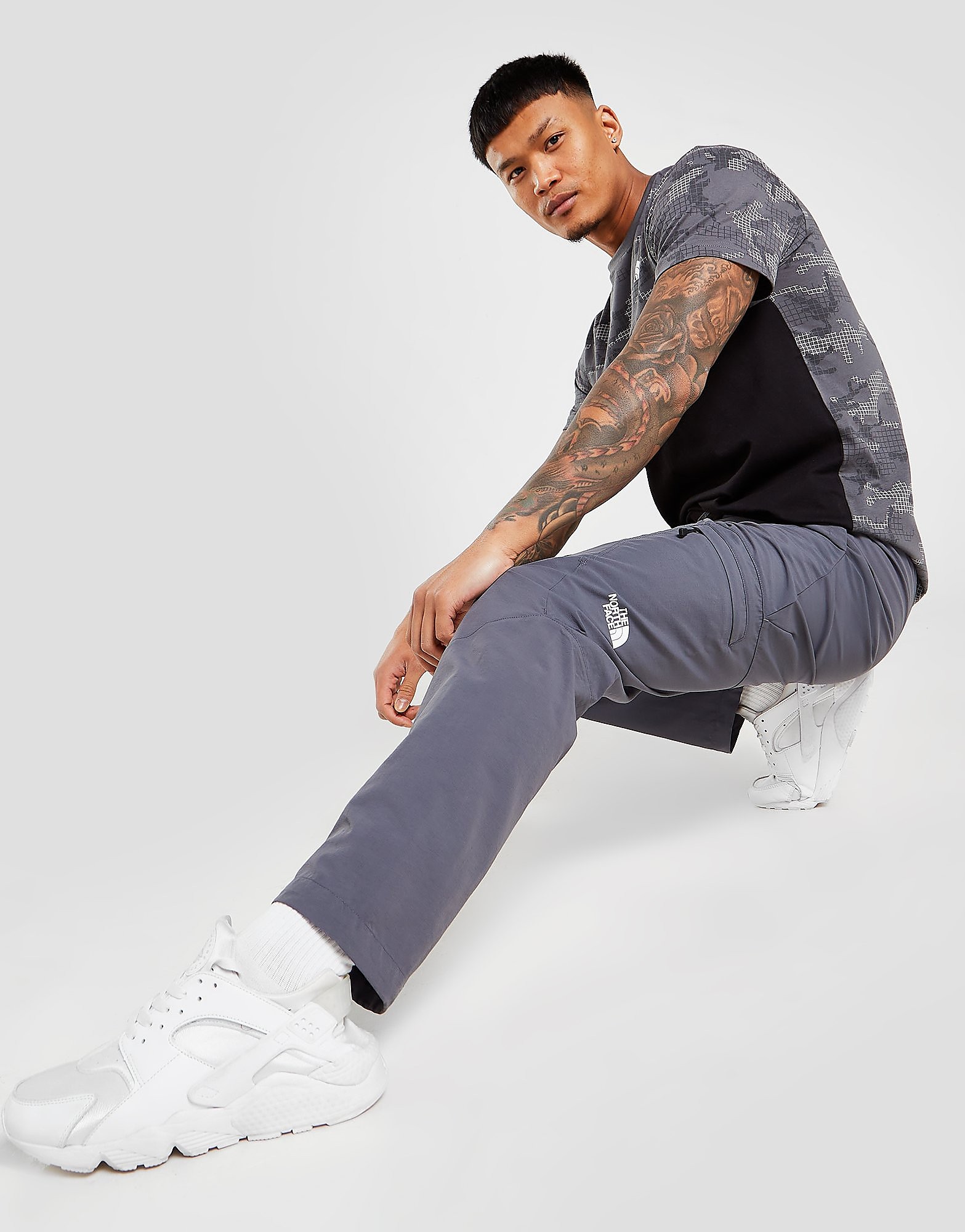 The North Face Zip Pocket Pants - Only at JD - Grey - Mens, Grey