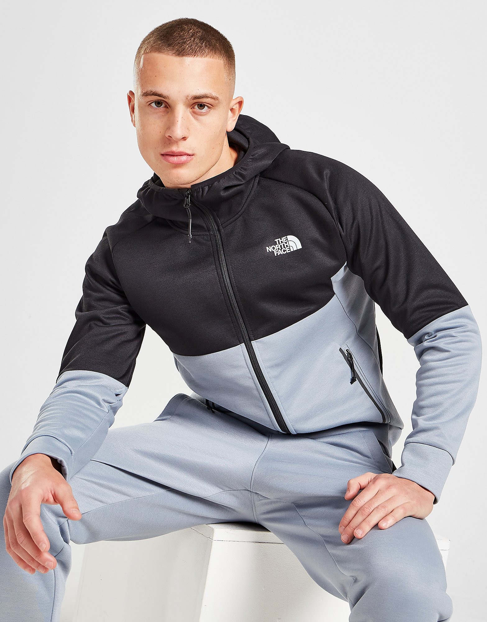 

The North Face Tek Full Zip Twind Hoodie - Only at JD - Black - Mens, Black