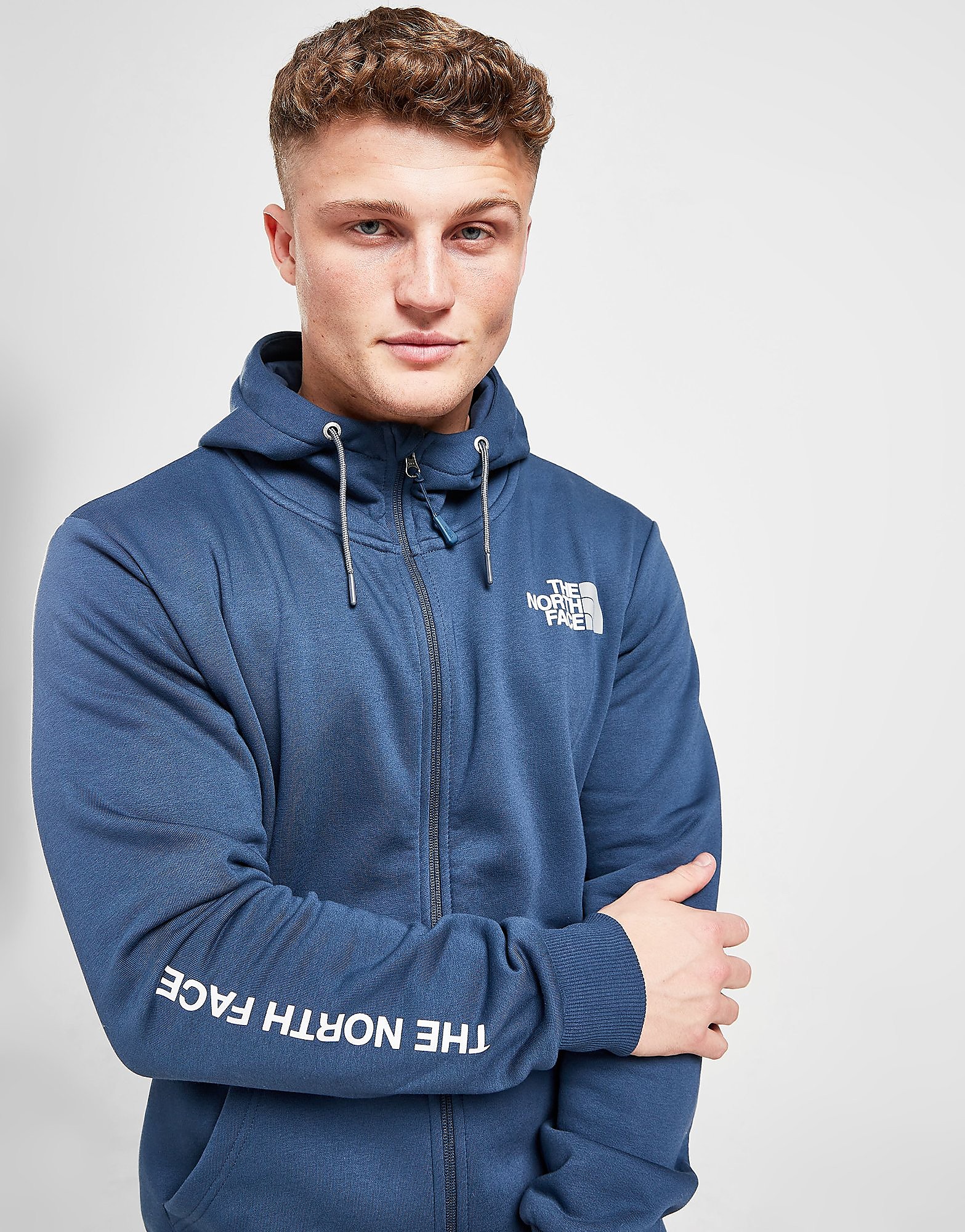 

The North Face Full Zip Hoodie - Only at JD - Blue - Mens, Blue