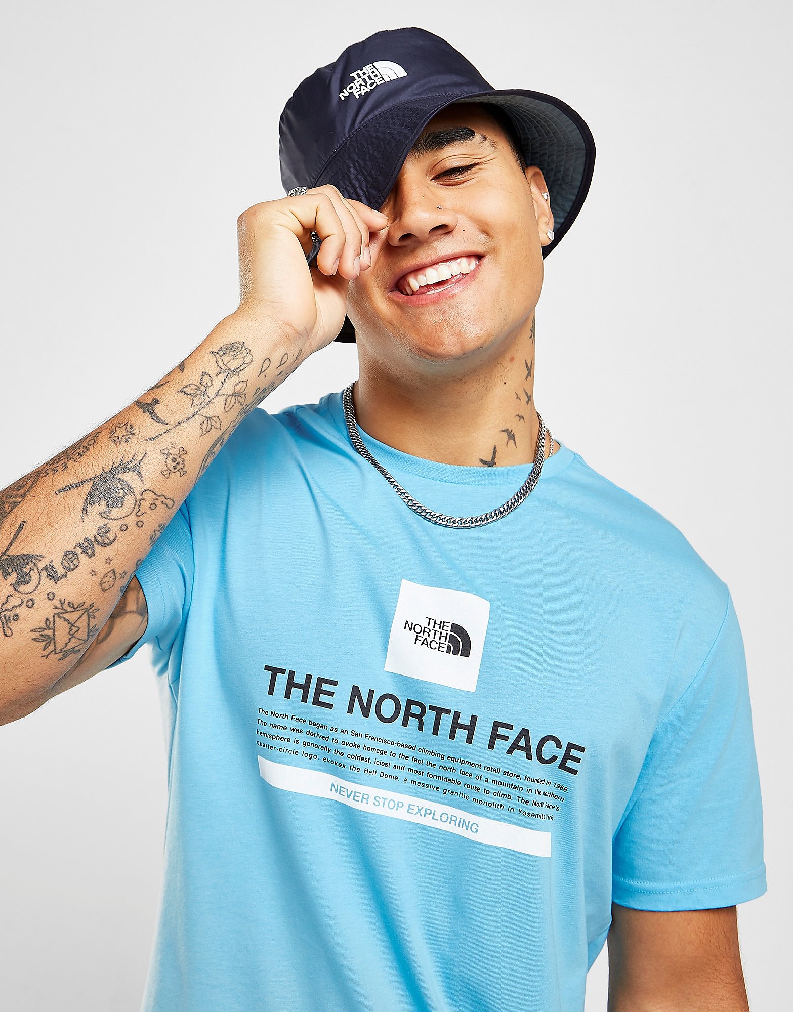 

The North Face Notes T-Shirt - Only at JD - Blue/N'BLUE - Mens, Blue/N'BLUE