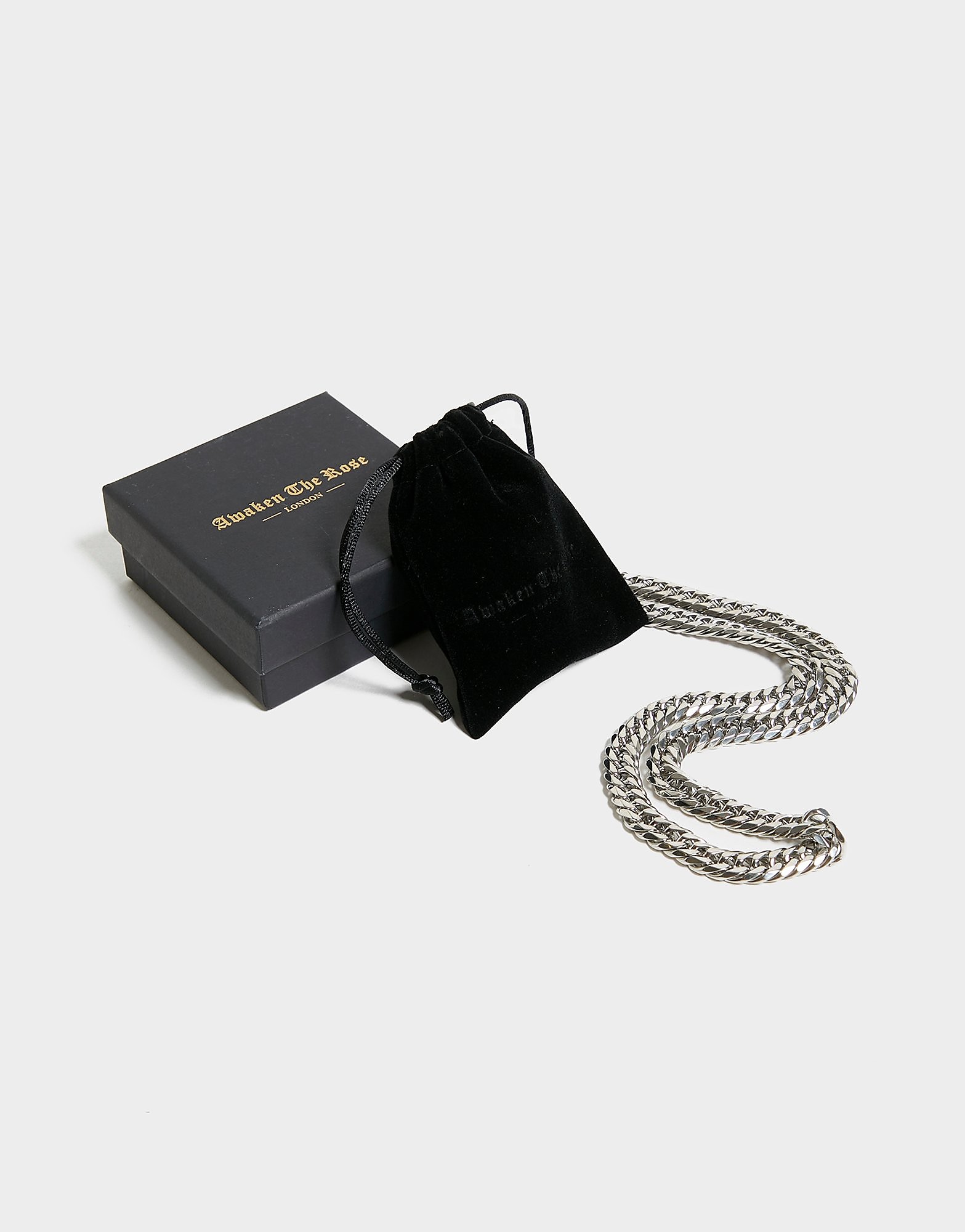 

Awaken The Rose Cuban 11mm Chain - Grey - Womens, Grey