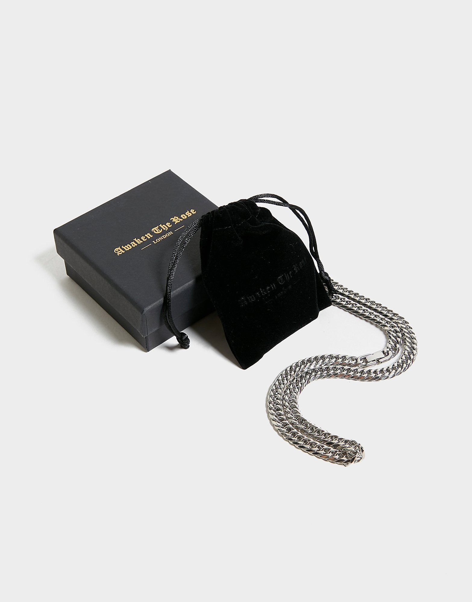

Awaken The Rose Cuban 7mm Chain - Grey - Womens, Grey