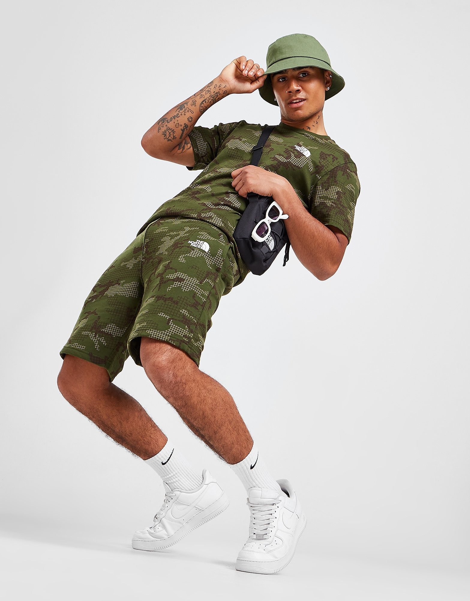 

The North Face Simple Dome Camo Shorts - Only at JD - Green - Mens, Green
