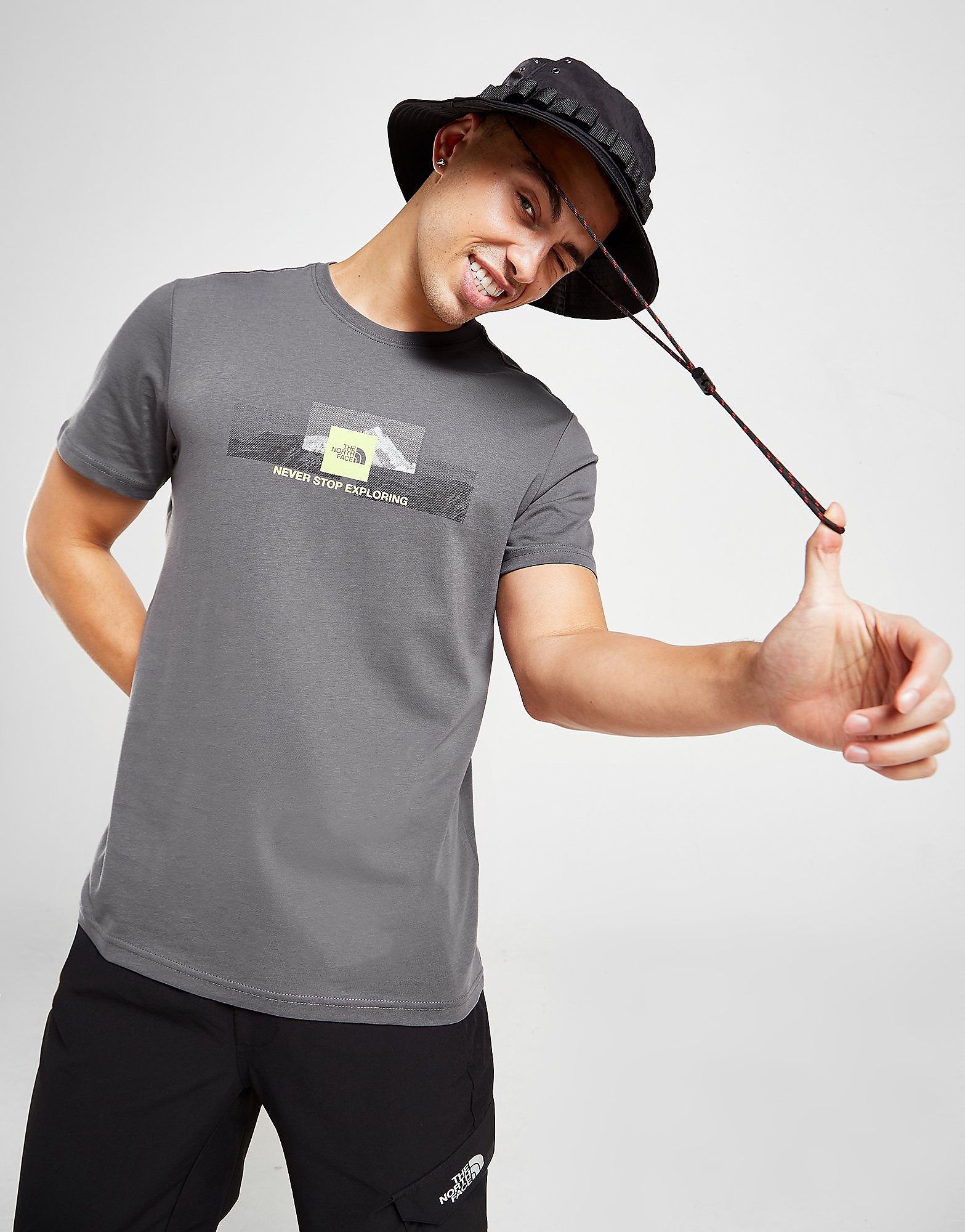 

The North Face Mountain Box T-Shirt - Only at JD - Grey - Mens, Grey