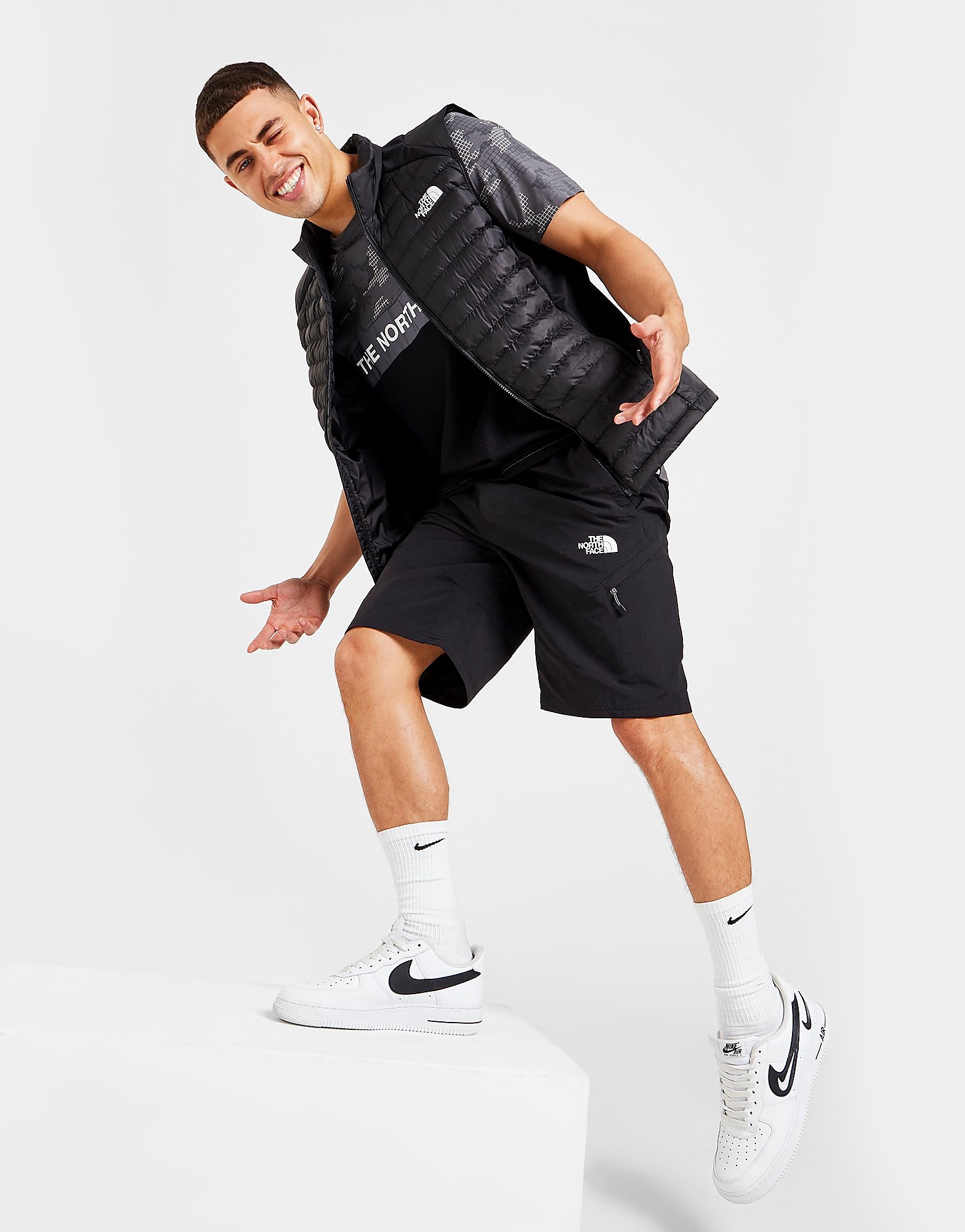 

The North Face Zip Pocket Shorts - Only at JD - Black - Mens, Black
