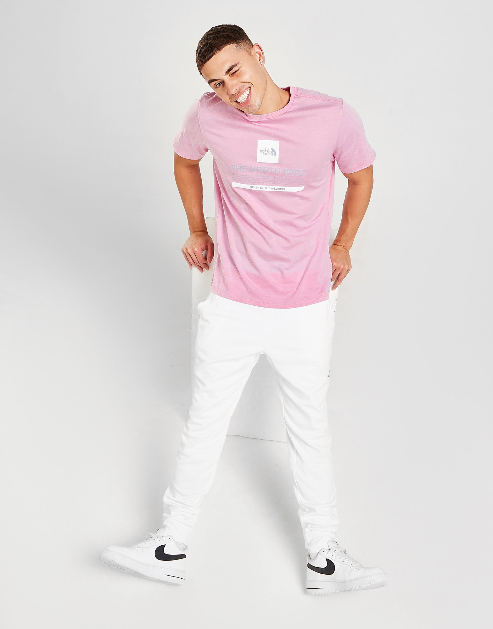 

The North Face Notes T-Shirt - Only at JD - Pink - Mens, Pink