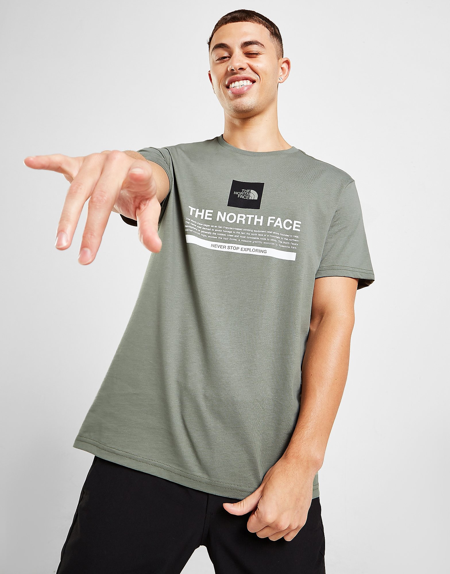 

The North Face Notes T-Shirt - Only at JD - Green - Mens, Green