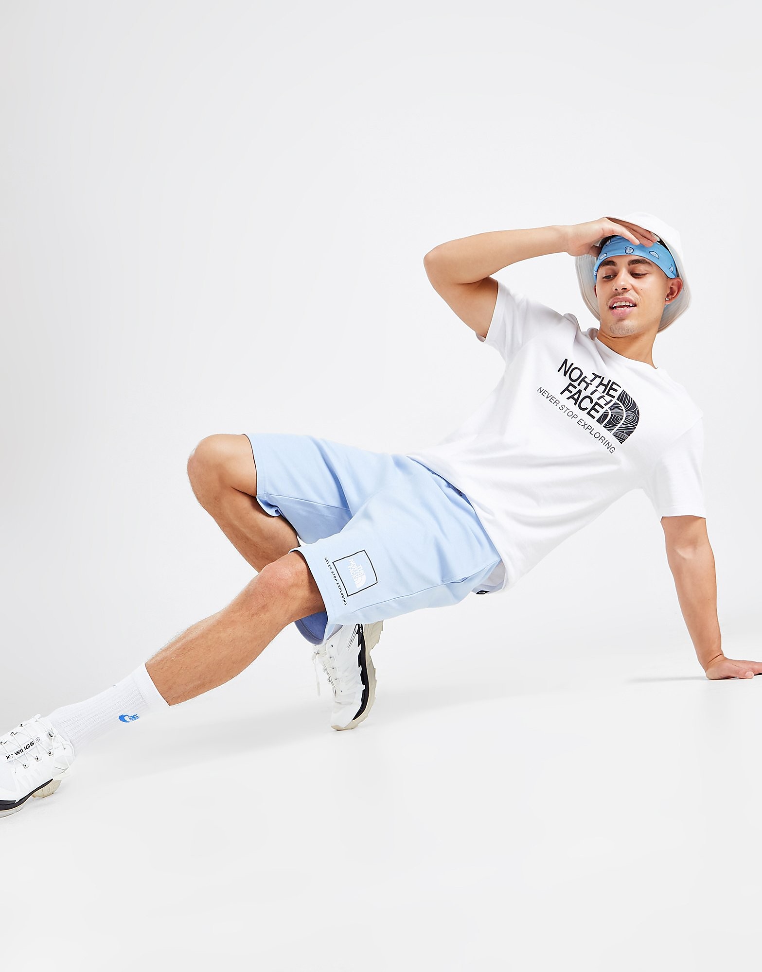 

The North Face Fine Box Logo Shorts - Only at JD - Blue - Mens, Blue