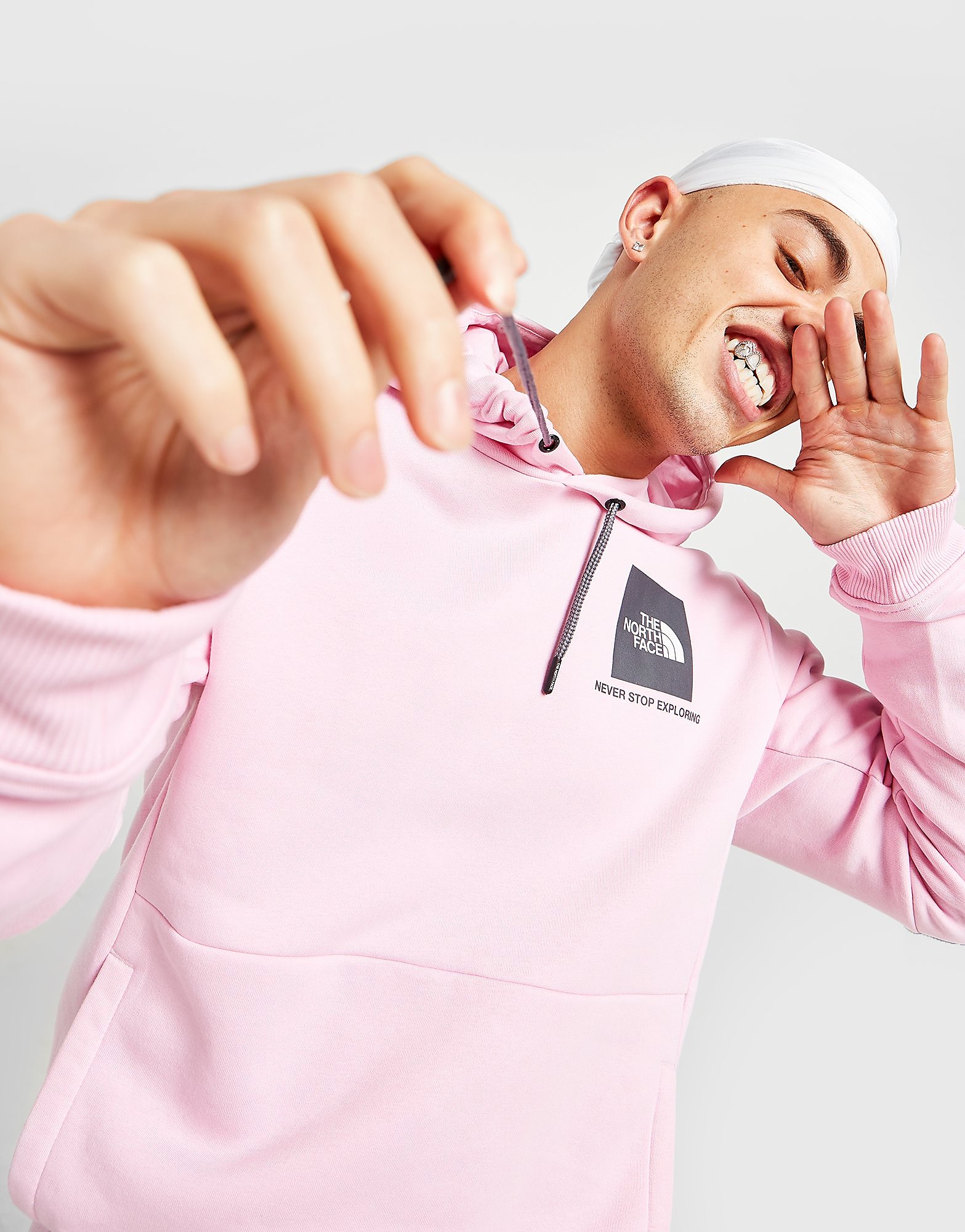 

The North Face Fine Box Hoodie - Only at JD - Pink - Mens, Pink