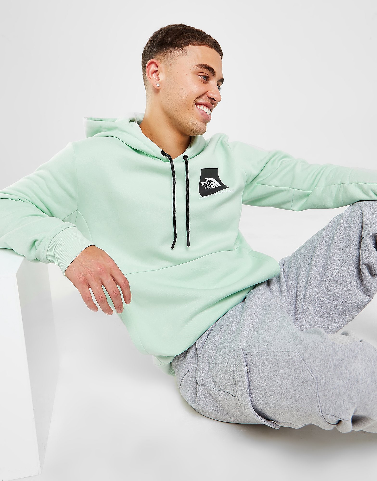 

The North Face Fine Box Hoodie - Green - Mens, Green