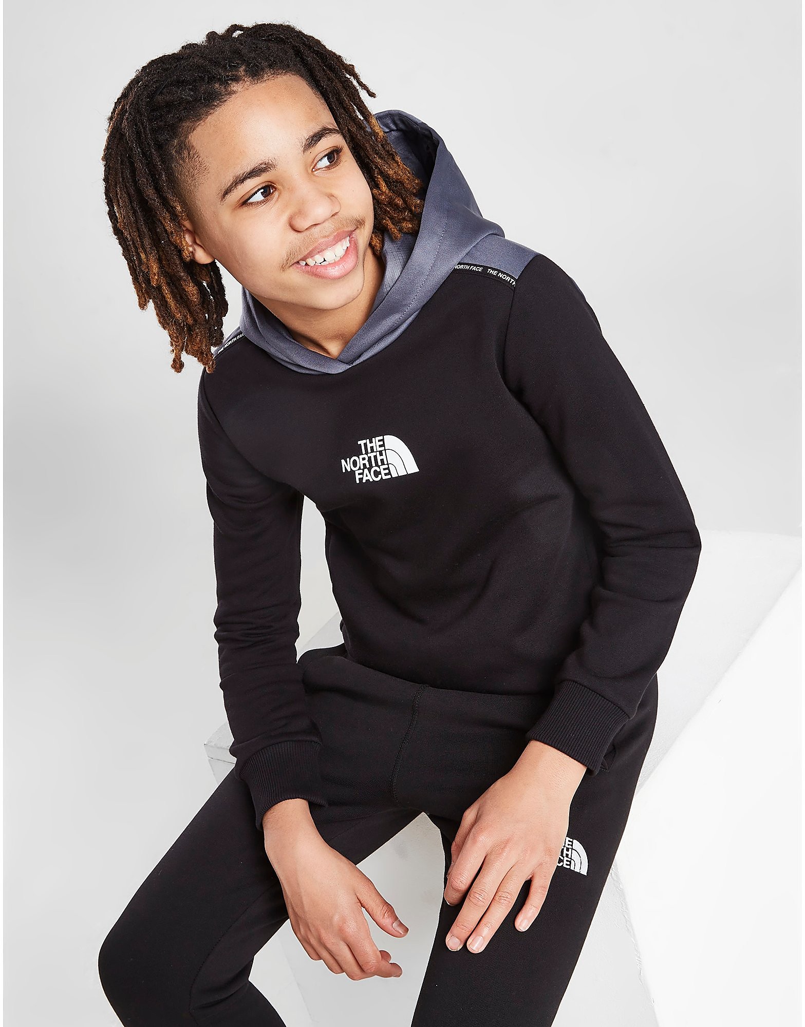 

The North Face Fabmix Tape Hoodie Junior - Only at JD - Black - Kids, Black