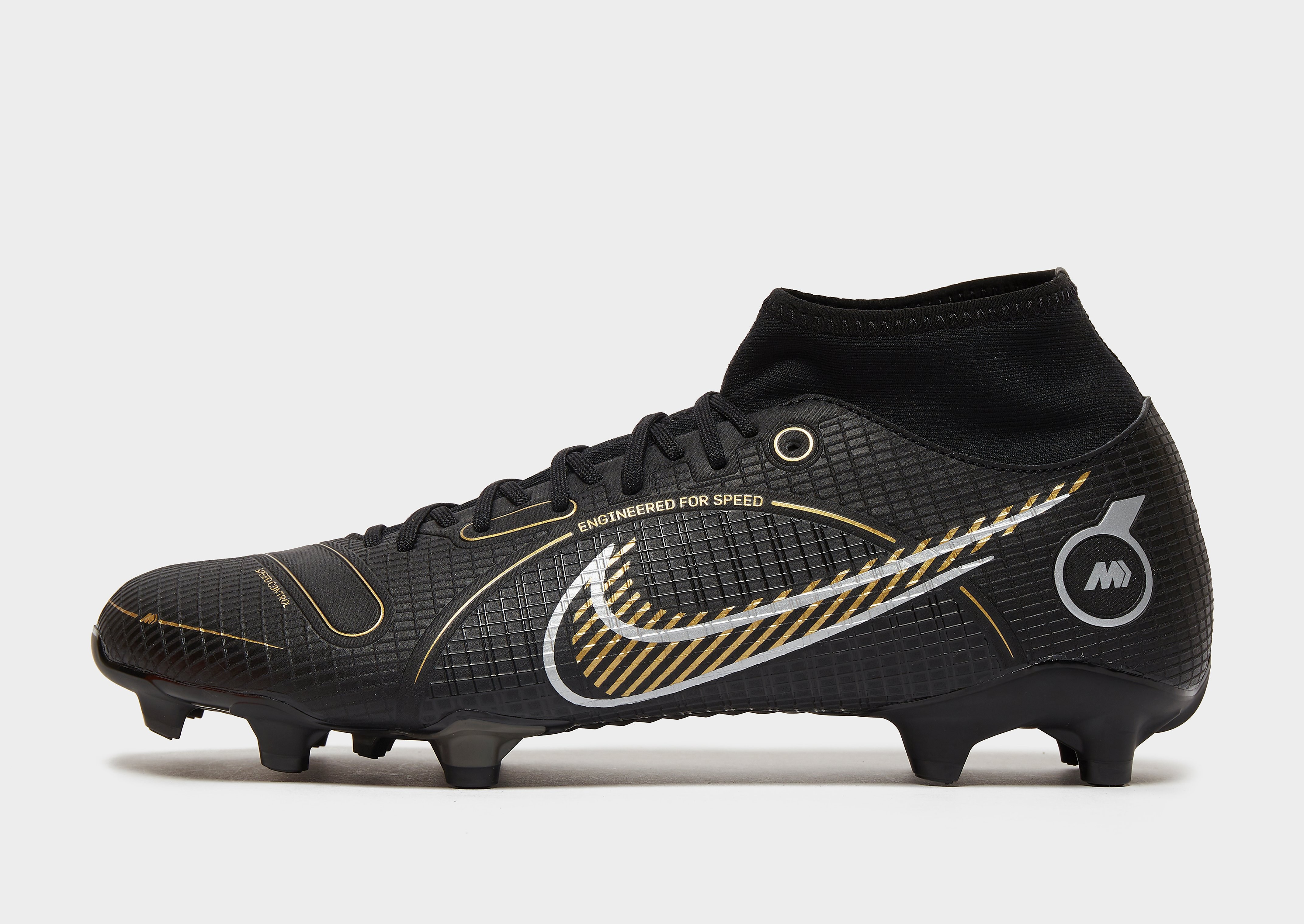

Nike Mercurial Superfly 8 Academy FG - Black/Metallic Silver/Medium Ash/Metallic Gold - Womens, Black/Metallic Silver/Medium Ash/Metallic Gold