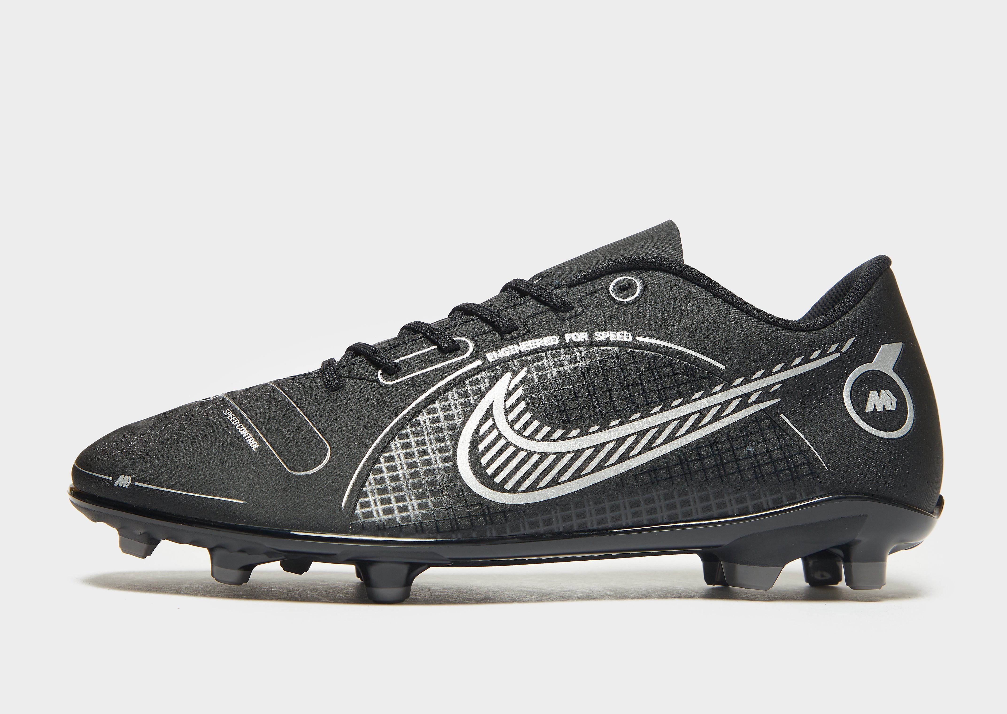 

Nike Mercurial Vapor Club FG - Black/Medium Ash/Metallic Silver - Mens, Black/Medium Ash/Metallic Silver