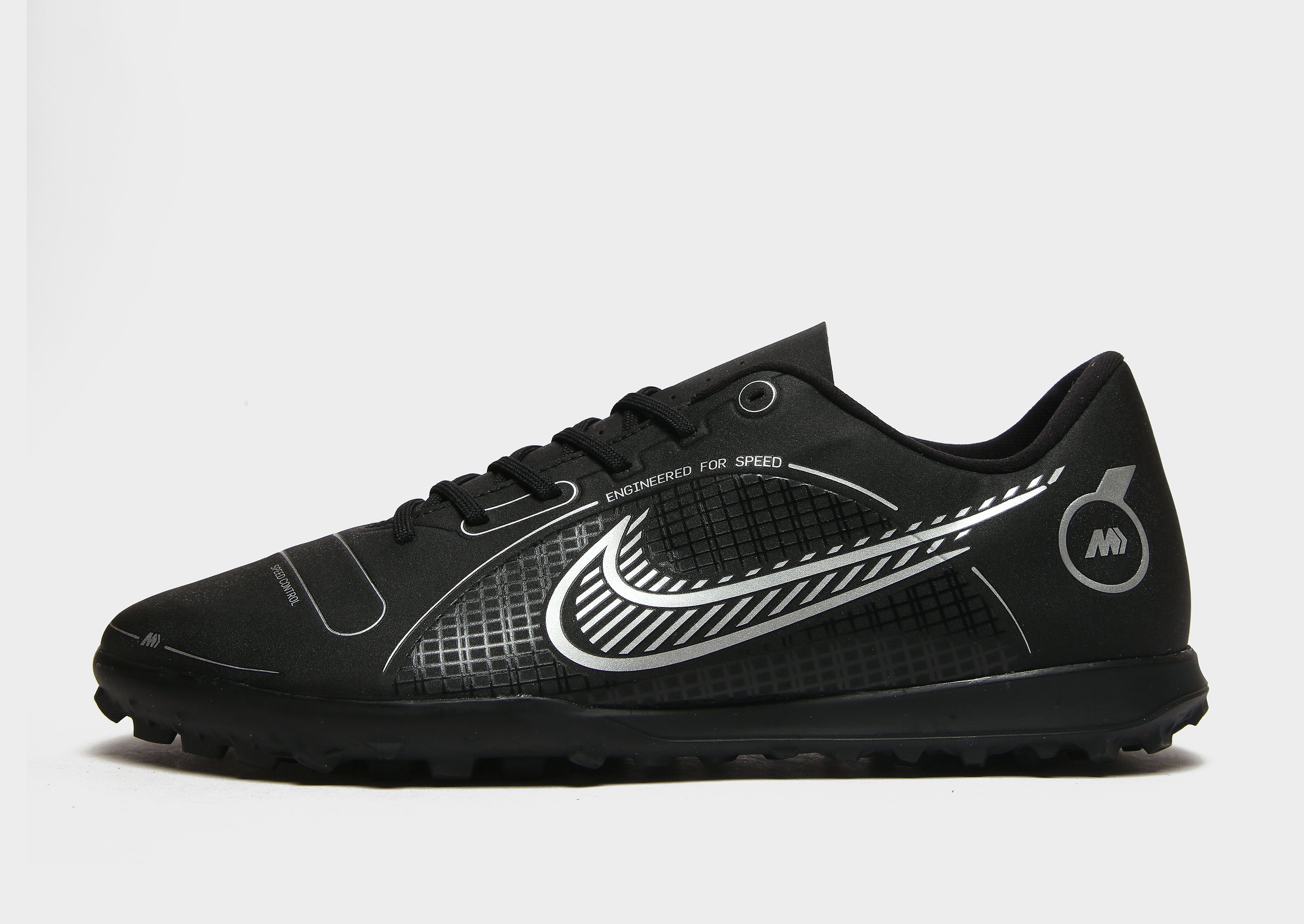 

Nike Mercurial Vapor Club TF - Black/Medium Ash/Metallic Silver - Womens, Black/Medium Ash/Metallic Silver
