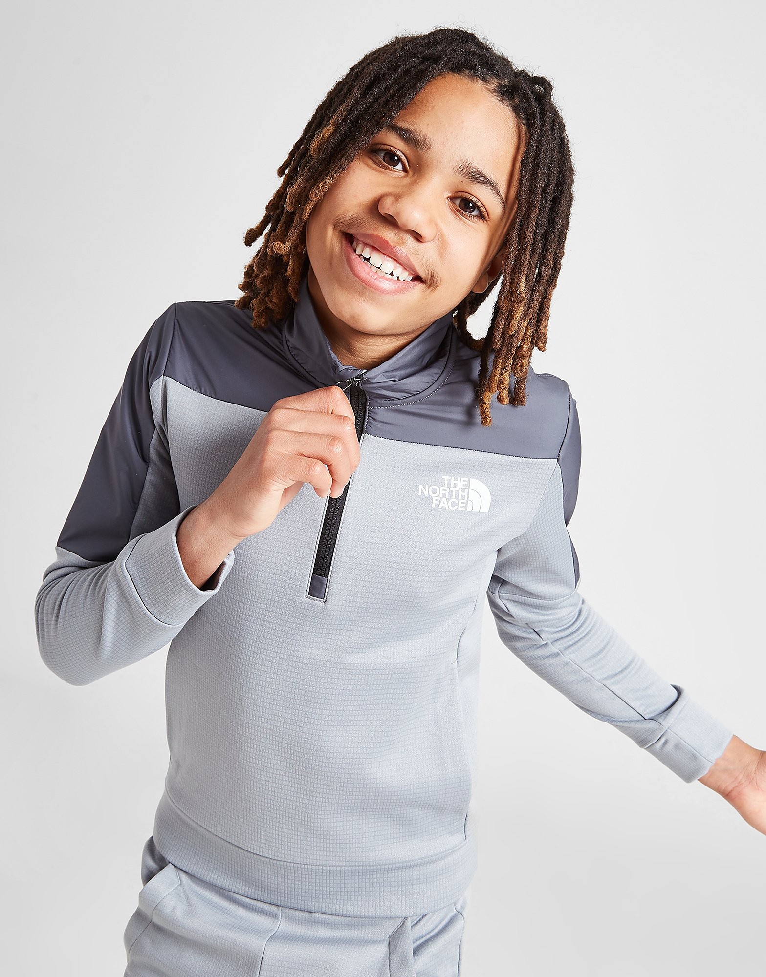 

The North Face Ampere 1/4 Zip Top Junior - Only at JD - Grey - Kids, Grey