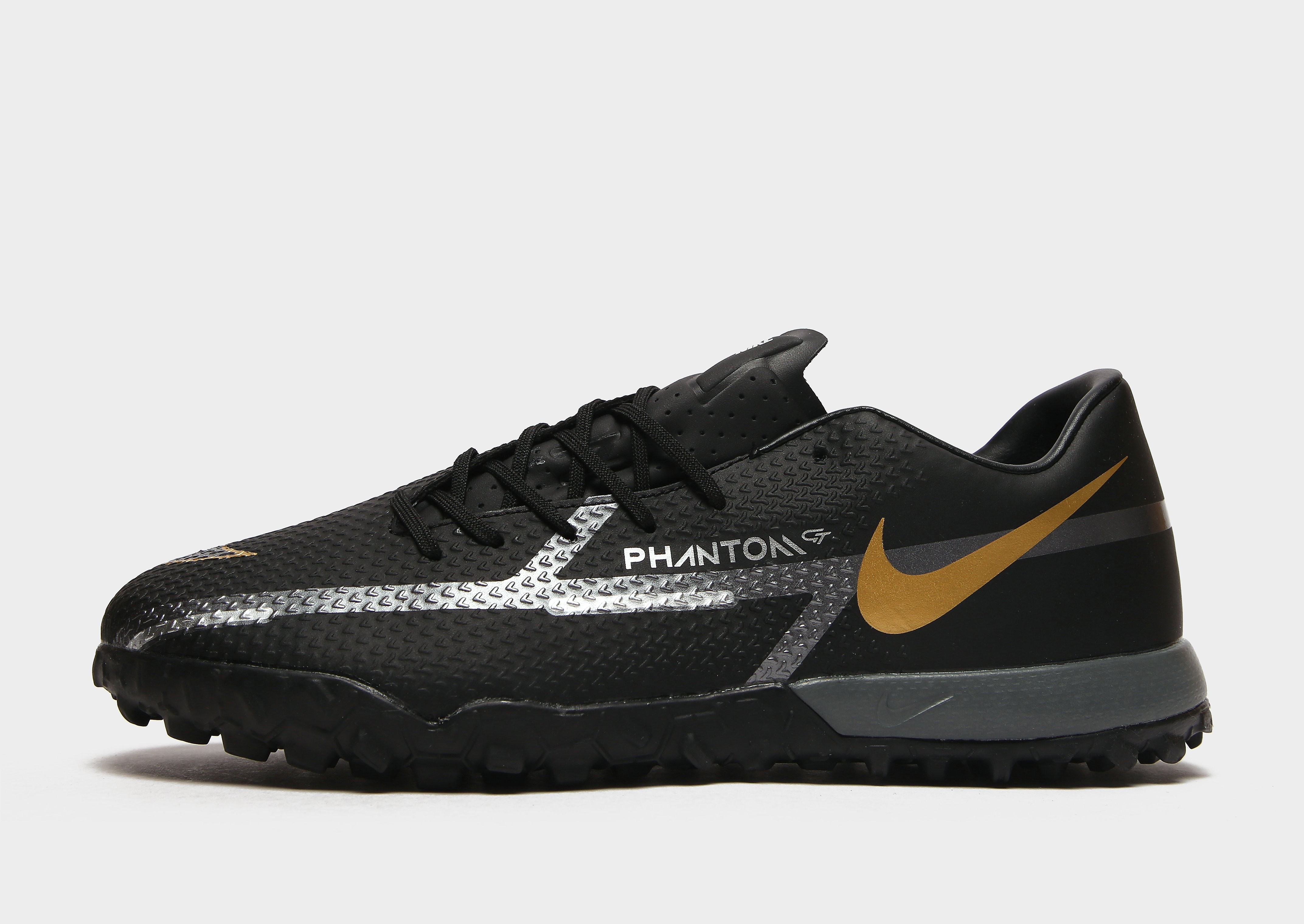 

Nike Phantom GT2 Academy TF - Black/Metallic Gold/Dark Grey/Metallic Dark Grey - Womens, Black/Metallic Gold/Dark Grey/Metallic Dark Grey