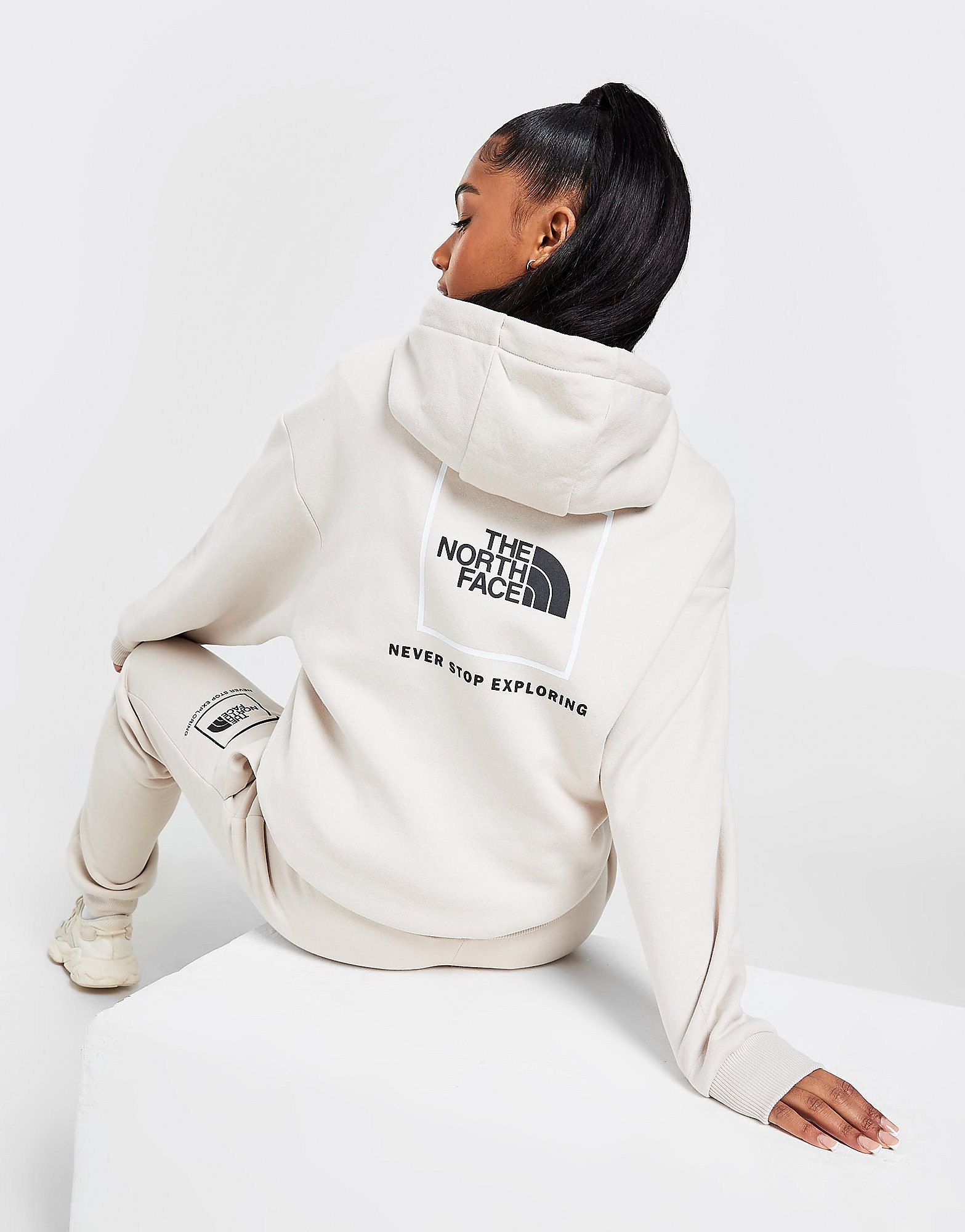 

The North Face Box Overhead Hoodie - Only at JD - White - Womens, White