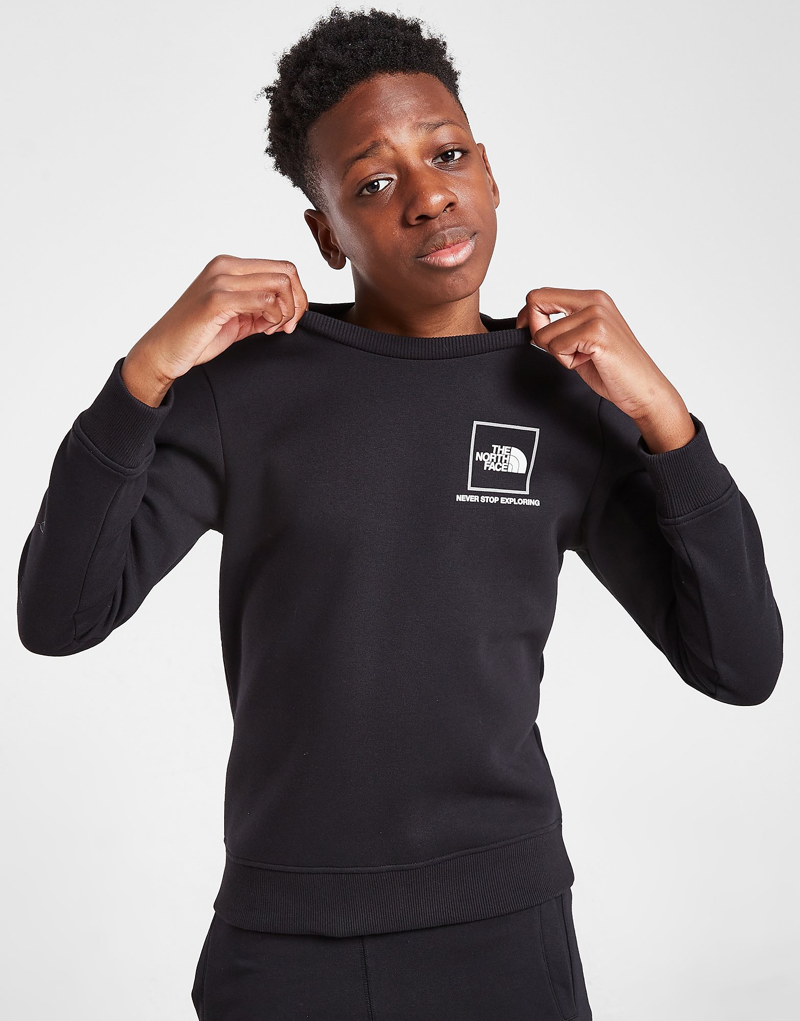 

The North Face Box Crew Sweatshirt Junior - Only at JD - Black - Kids, Black