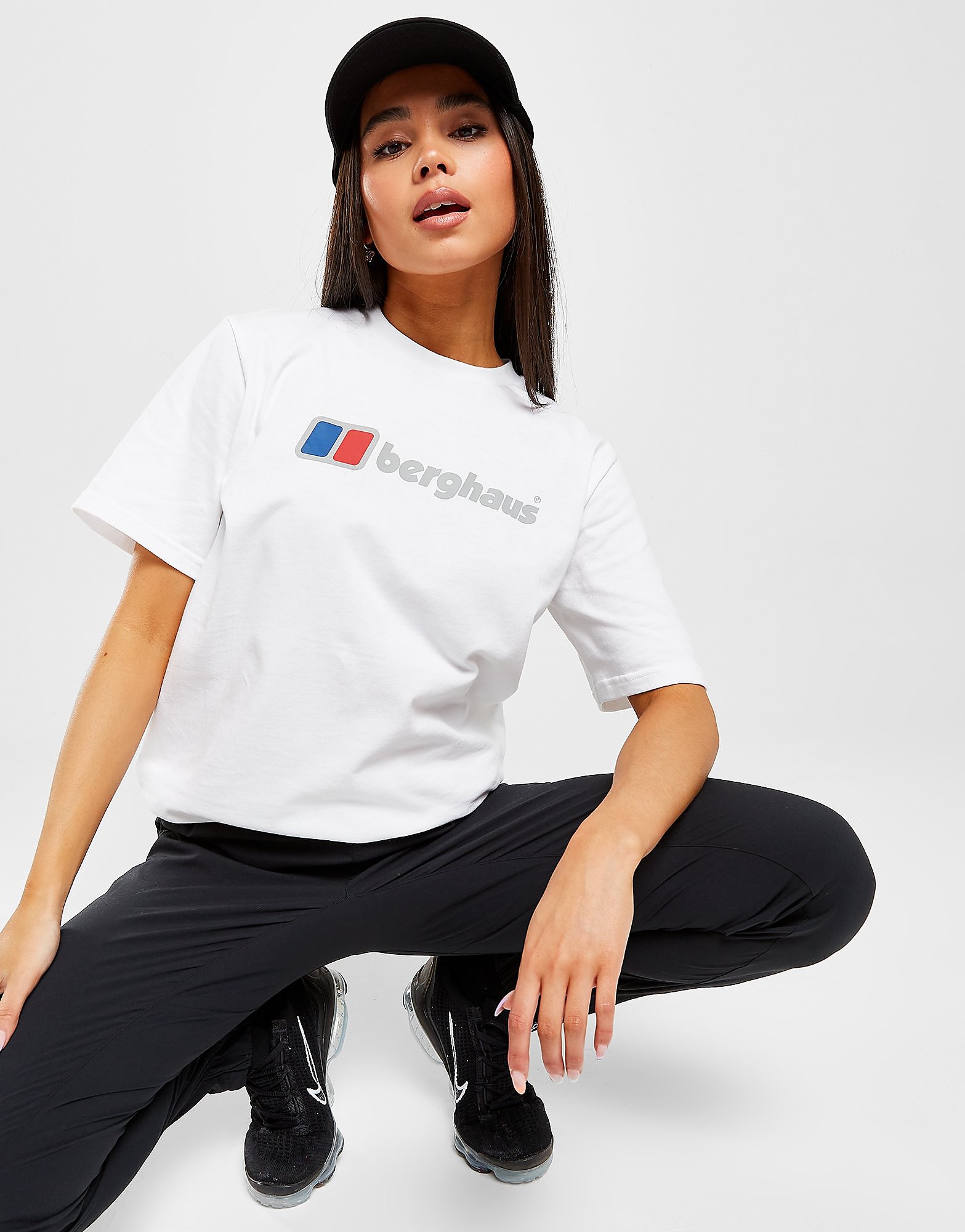 

Berghaus Classic Logo Boyfriend T-Shirt - White, White