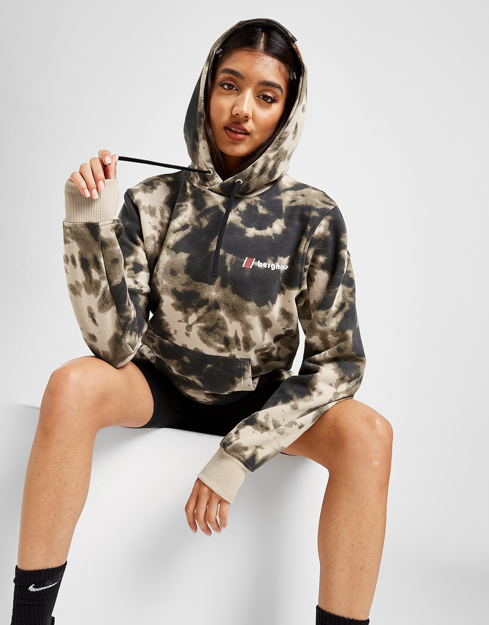 

Berghaus Boyfriend Overhead Hoodie - Black/Brown - Womens, Black/Brown