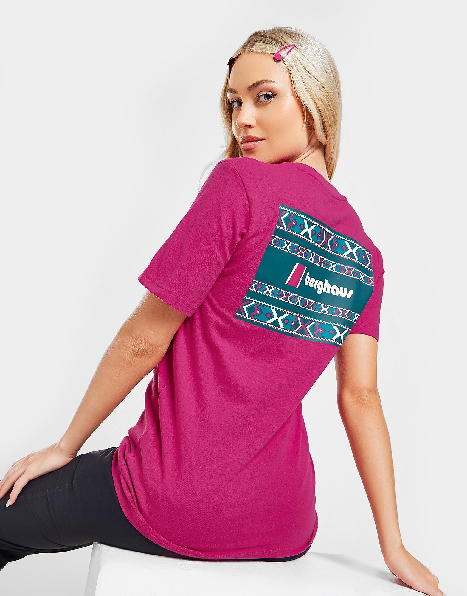

Berghaus Aztek Boyfriend T-Shirt - Pink - Womens, Pink