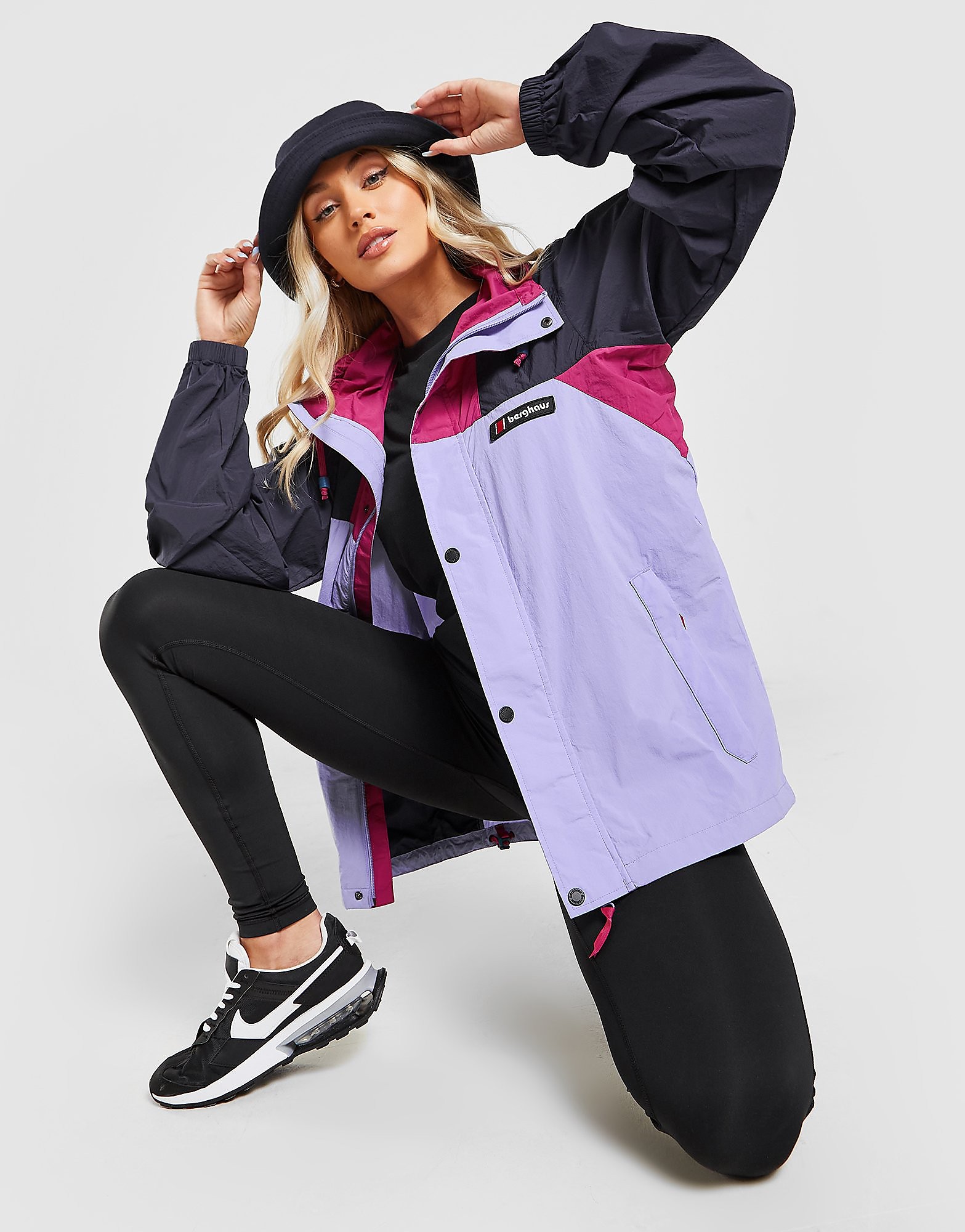 

Berghaus Colour Block Windbreaker Jacket - Purple - Womens, Purple