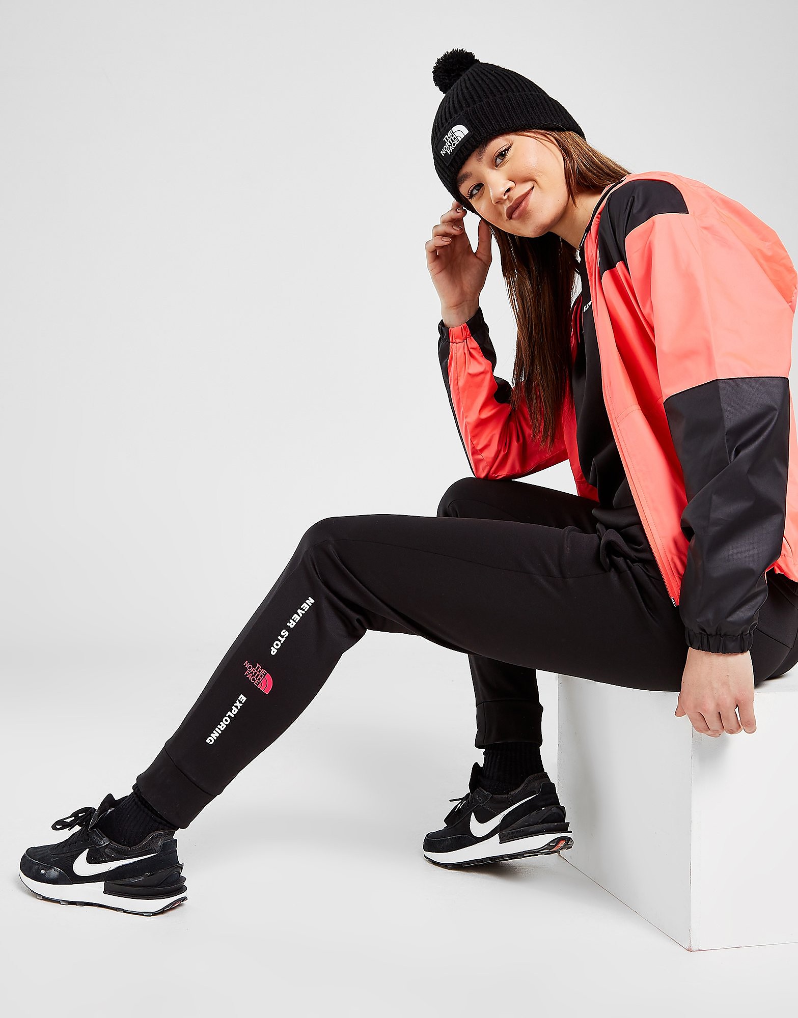 The North Face Never Stop Exploring Track Pants - Only at JD - Black - Womens, Black