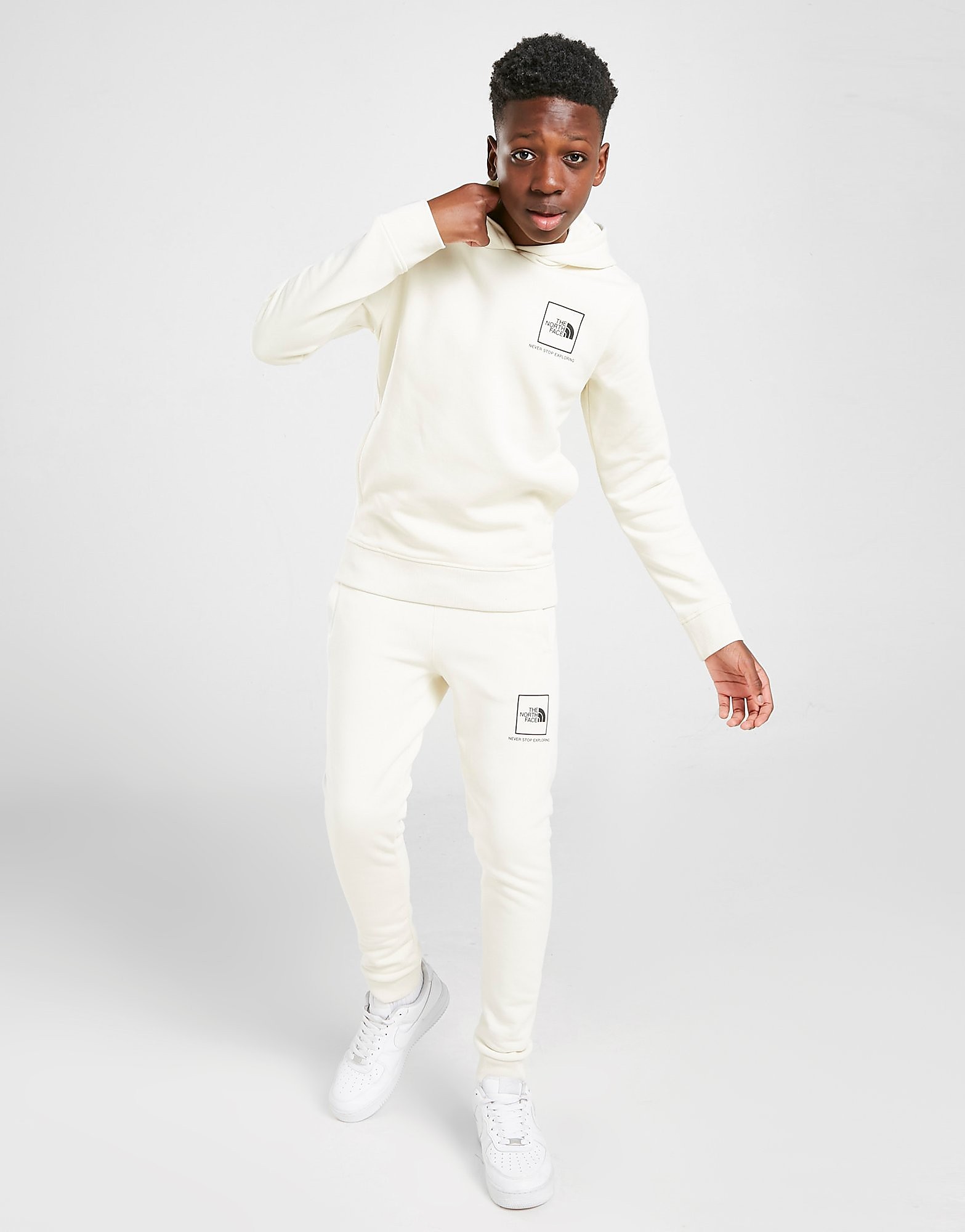 

The North Face Fine Box Logo Joggers Junior - Only at JD - White - Kids, White
