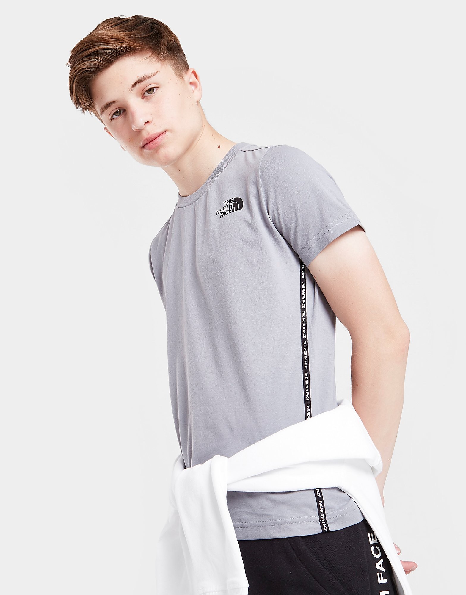 

The North Face Tape T-Shirt Junior - Only at JD - Grey - Kids, Grey