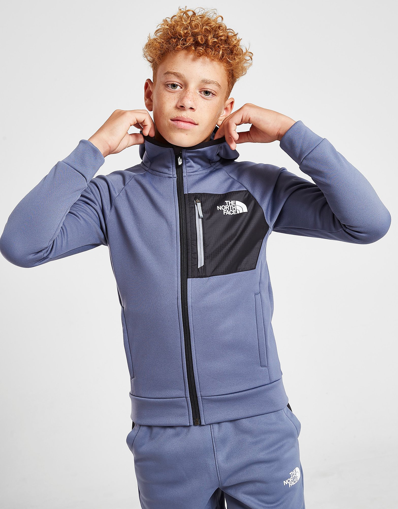 

The North Face Mittelegi Full Zip Hoodie Junior - Only at JD - Grey - Kids, Grey