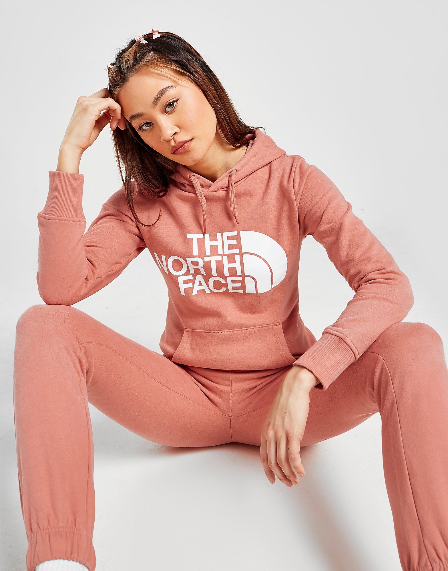 The North Face Drew Peak Overhead Hoodie - Pink - Womens, Pink