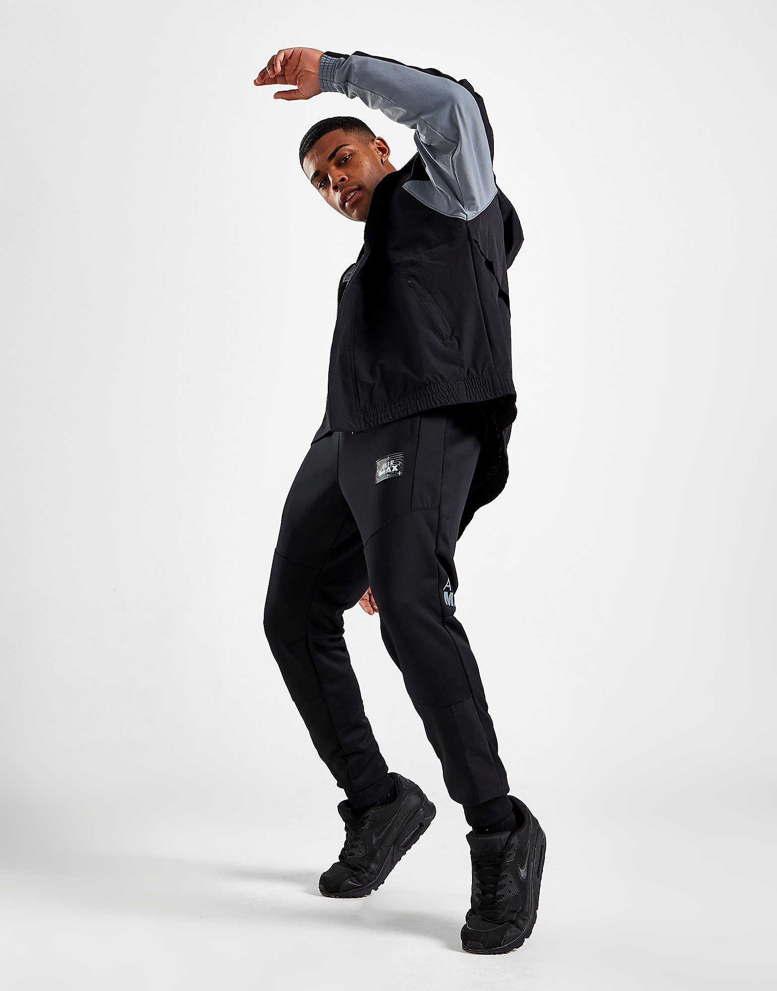 Nike Air Max Sportswear Track Pants - Only at JD - Black/Black/Black - Mens, Black/Black/Black
