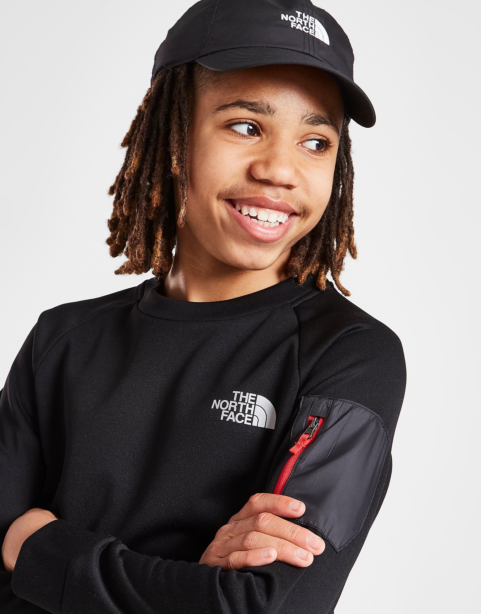 

The North Face Mittelegi Crew Sweatshirt Junior - Only at JD - Black - Kids, Black