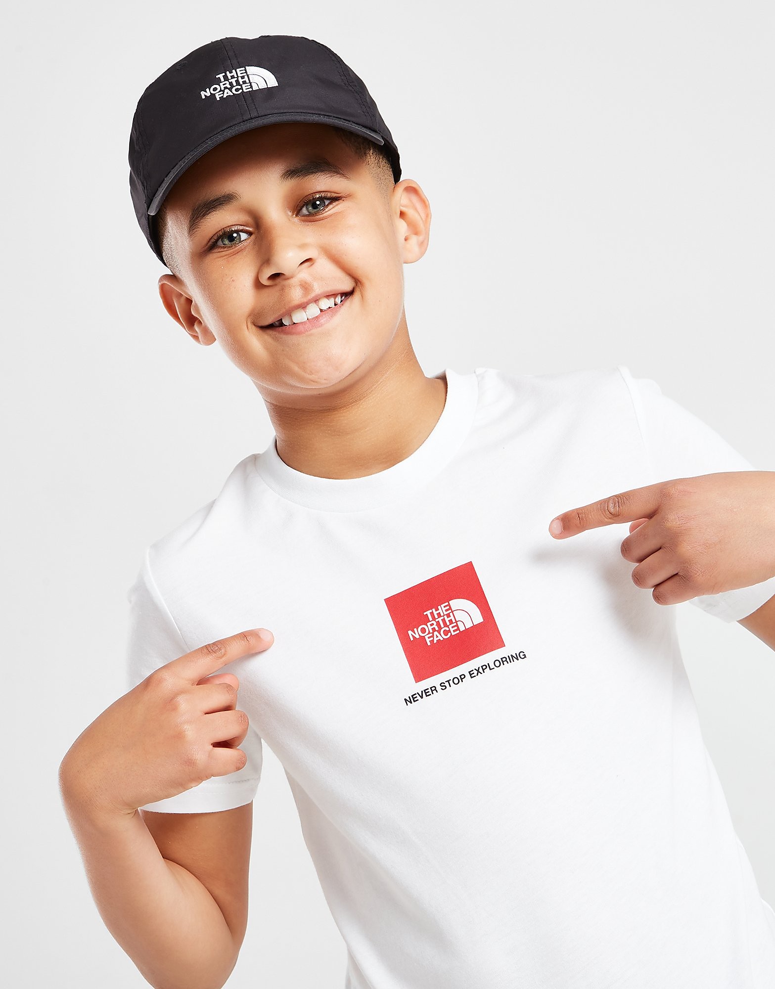

The North Face Central Fine Box Logo T-Shirt Junior - Only at JD - White - Kids, White