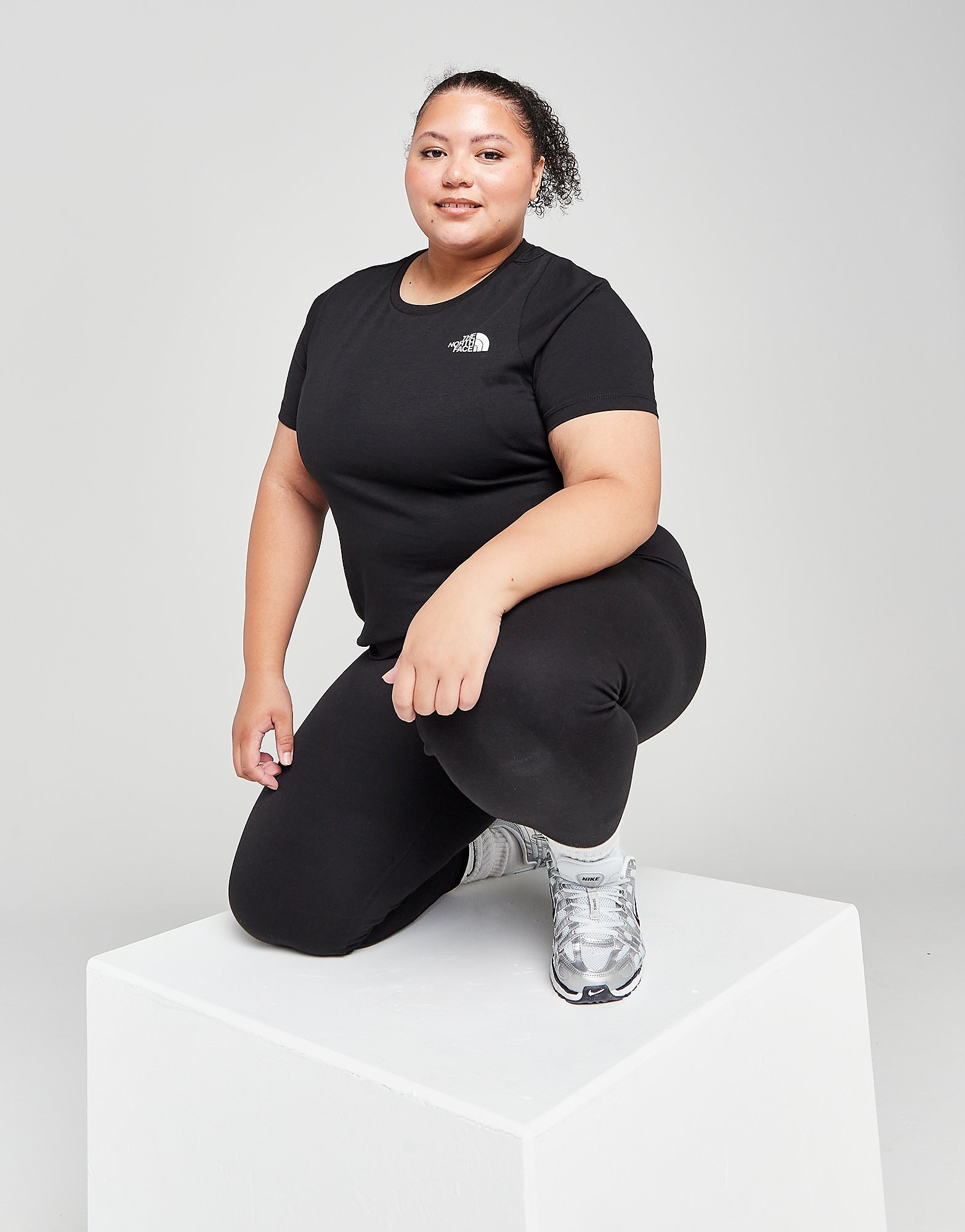 

The North Face Plus Size Simple Dome T-Shirt - Black - Womens, Black