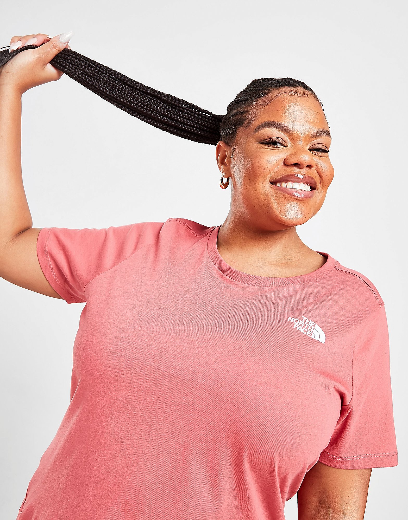 

The North Face Plus Size Simple Dome T-Shirt - Pink - Womens, Pink