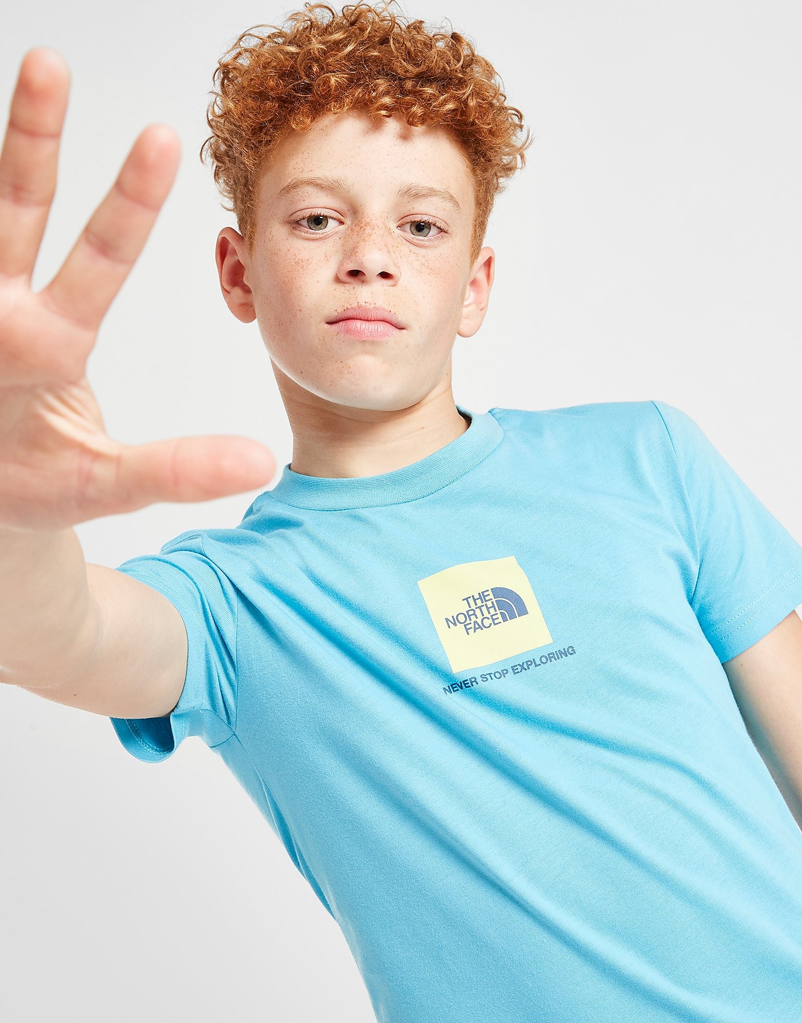 

The North Face Central Fine Box Logo T-Shirt Junior - Only at JD - Blue - Kids, Blue